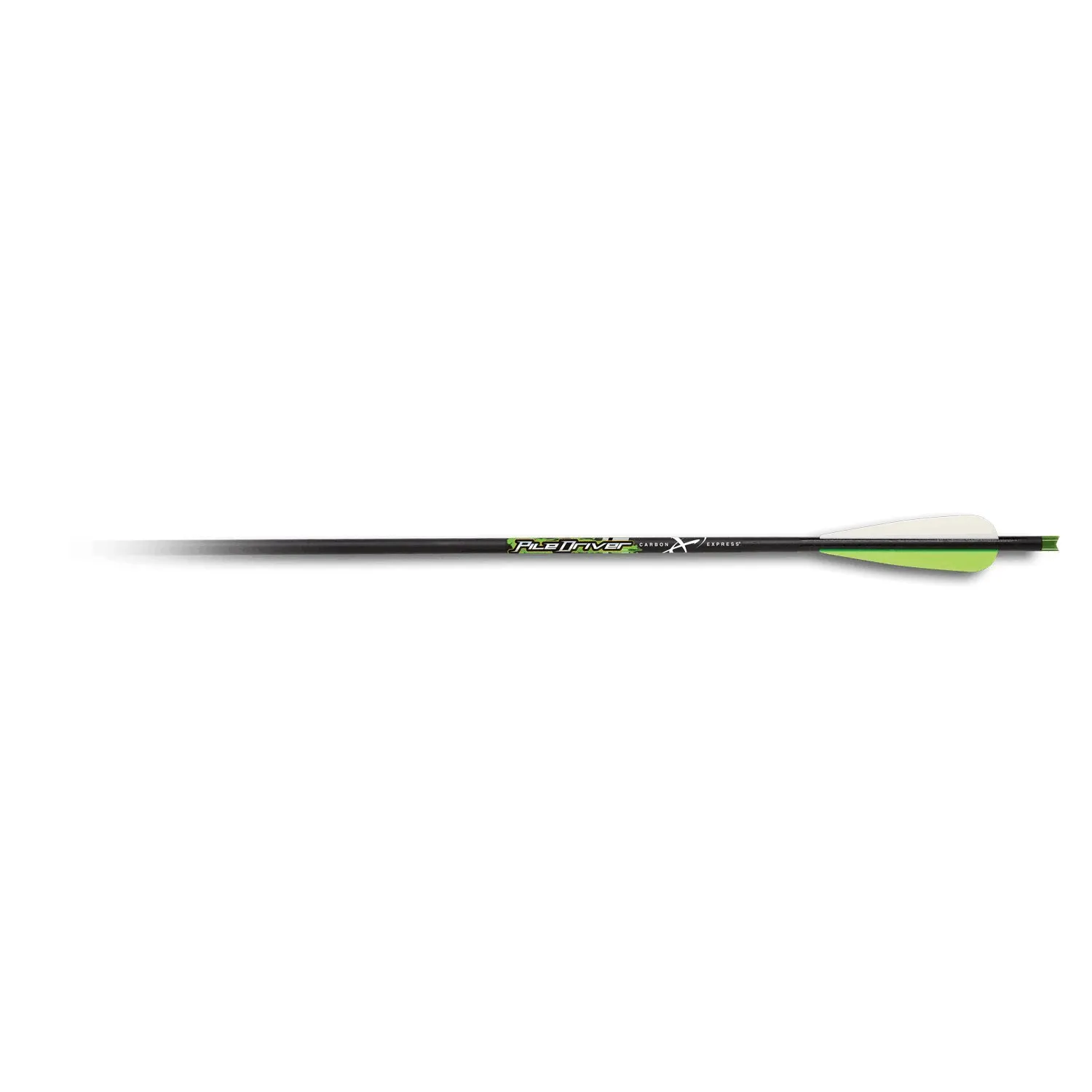 PileDriver 20-Inch Fletched Carbon Crossbolt with 4-Inch Vanes &amp; Lighted Moon