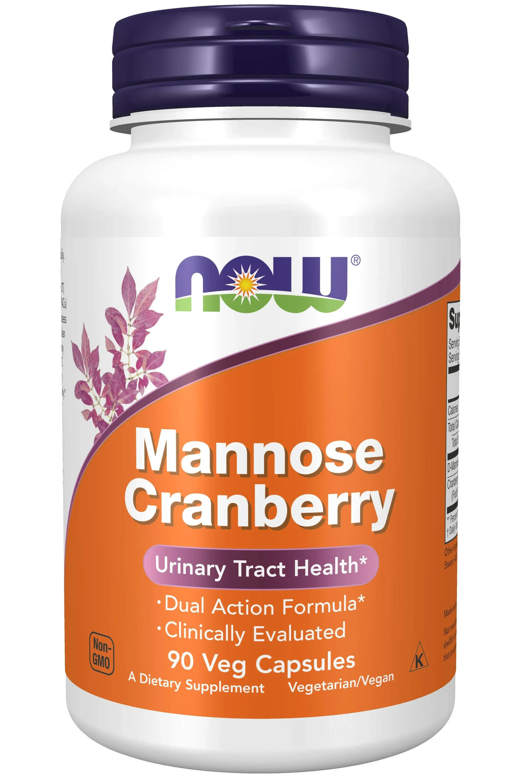 Now - Mannose Cranberry - 90 Veg Capsules