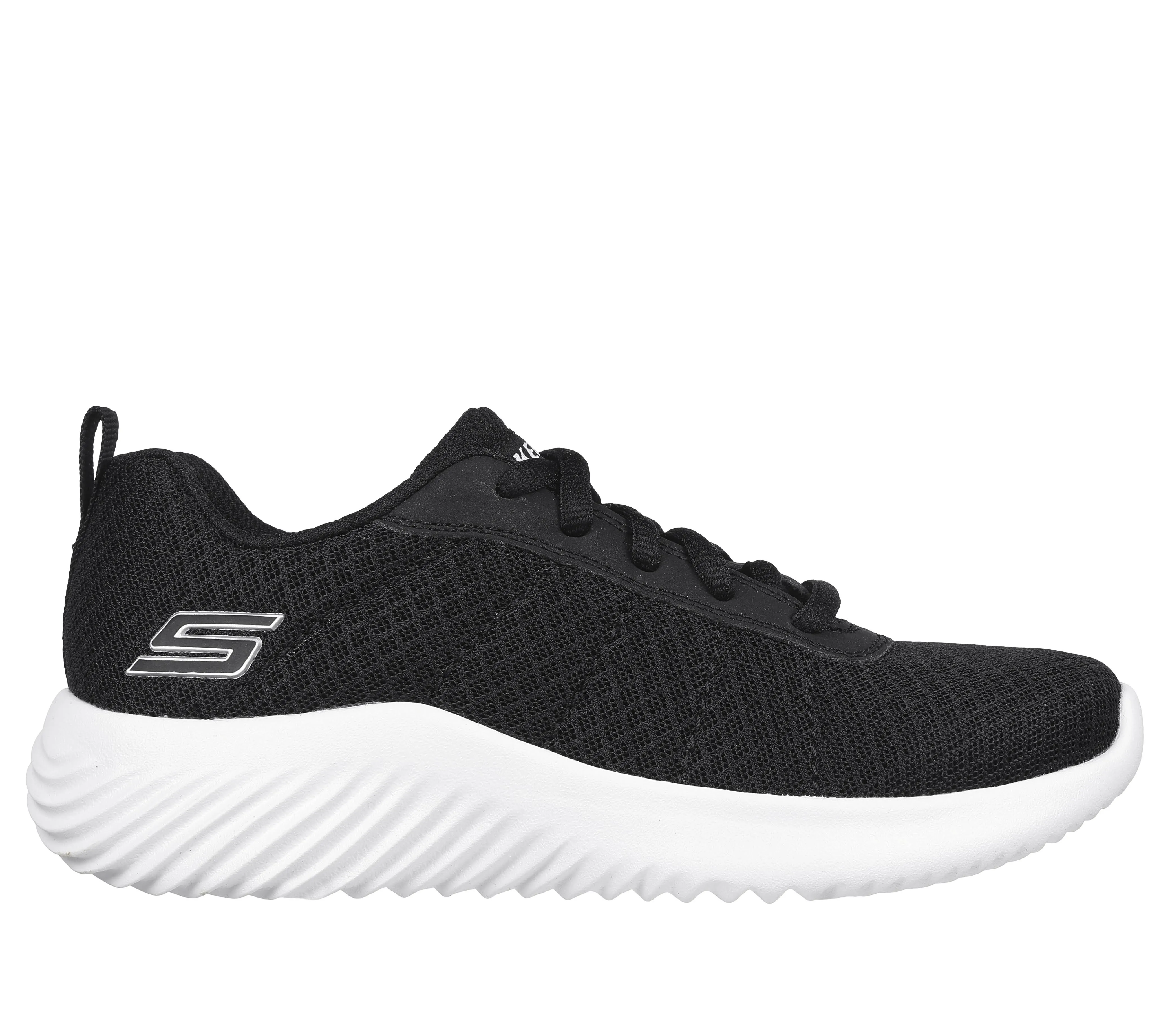 Skechers Boy's Bounder - Karonik Sneaker | Size 11.0 | Black | Textile/Synthetic ...