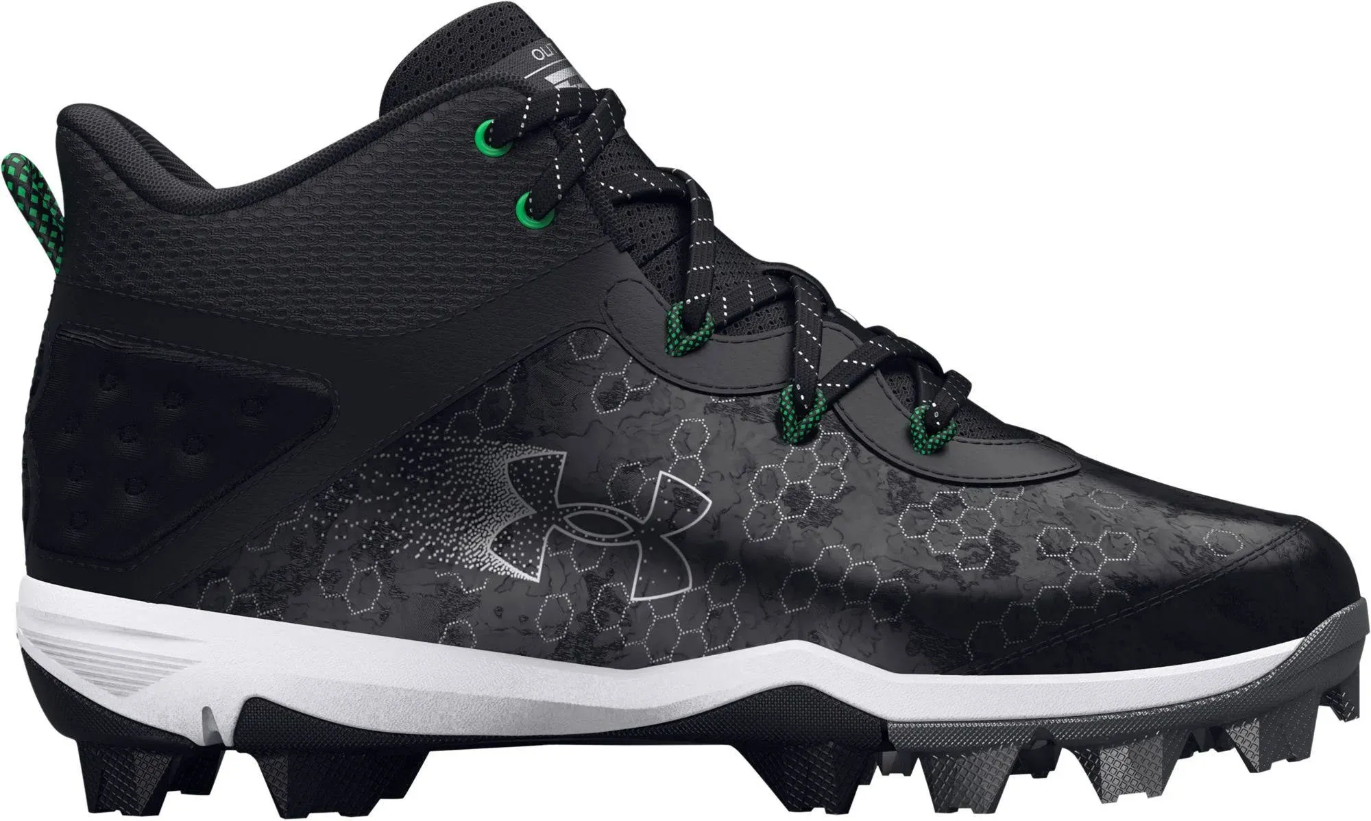 Under Armour Boy's Harper 8 Mid TPU Jr Baseball Shoe