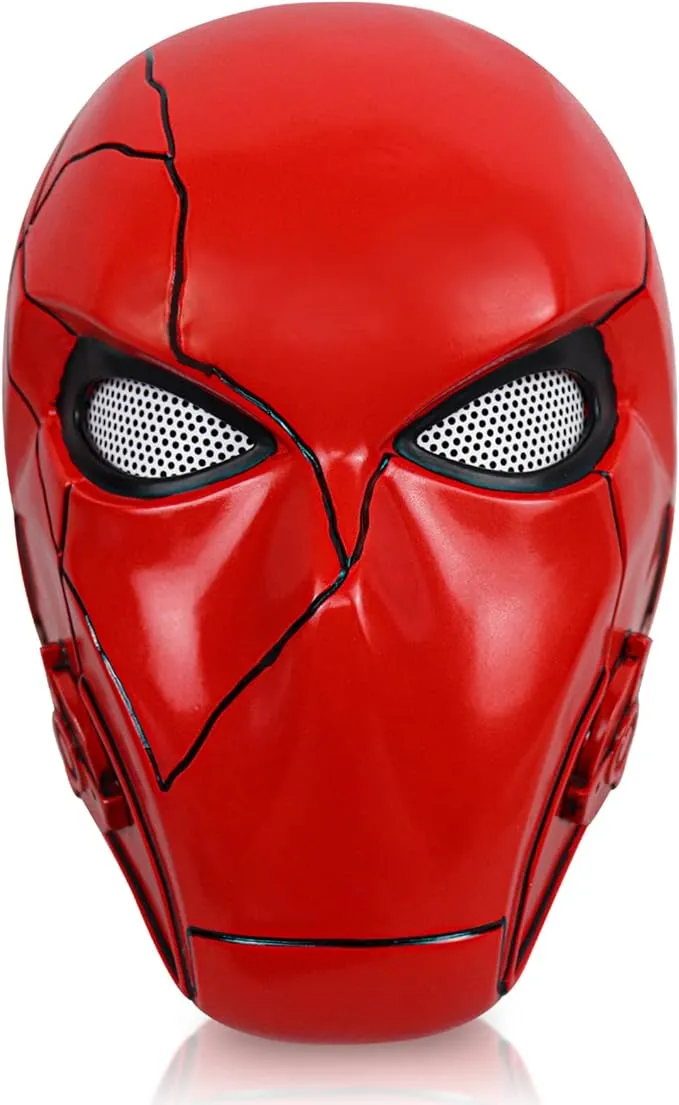 ZZCoser Red Hood Helmet Cosplay Party Supplies Halloween Costume Props