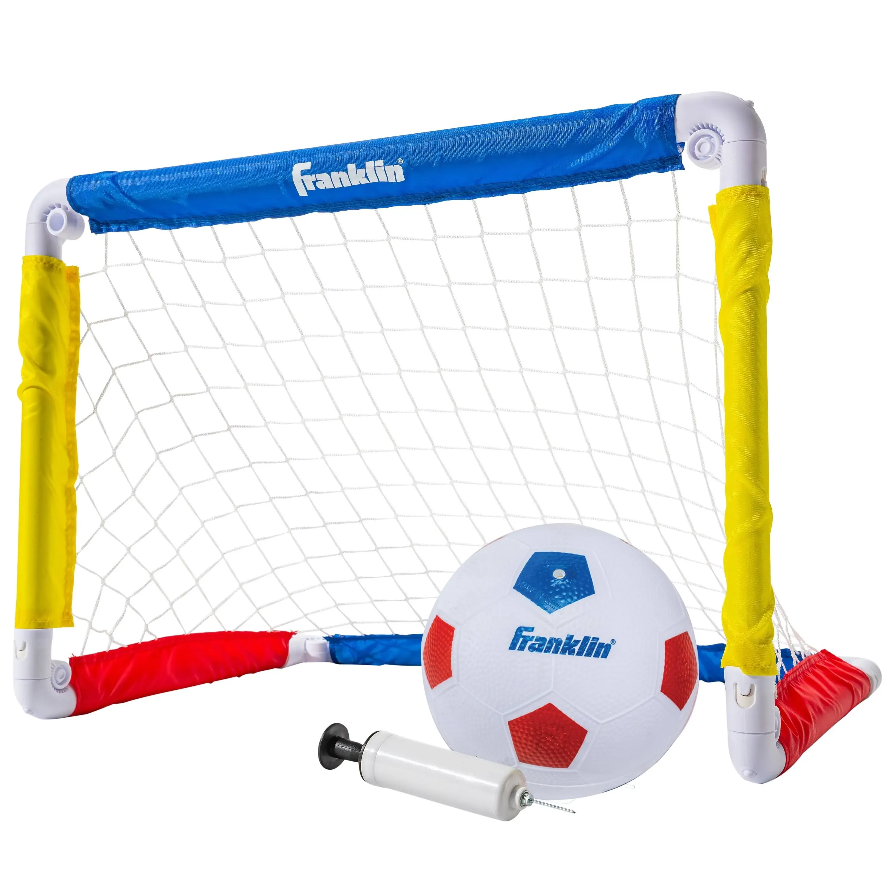 Franklin Sports Kids 24" x 16" Soccer Goal with Ball and Pump