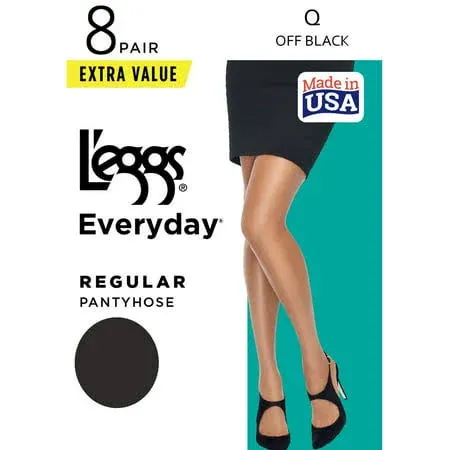 L'eggs Everyday Regular Pantyhose, 8 pack