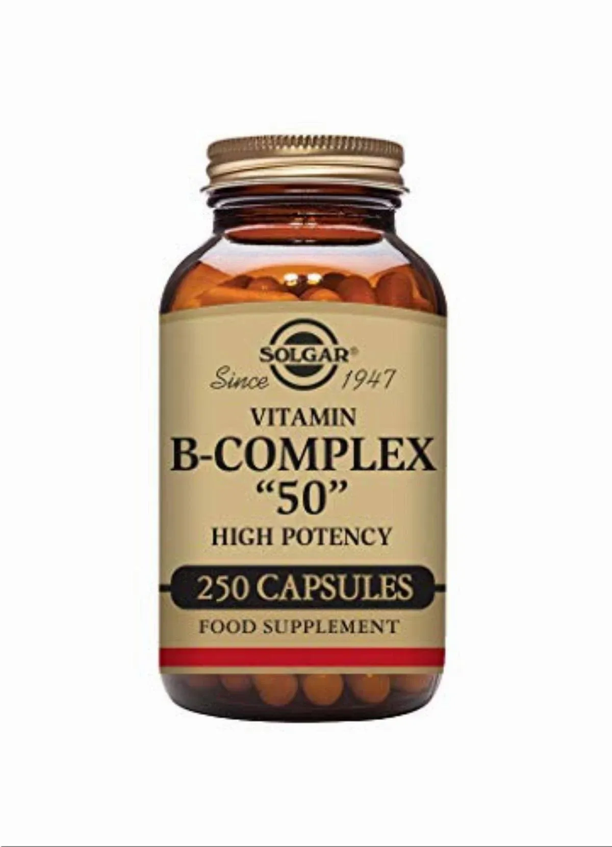 Solgar - B-Complex 50, 250 Vegetable Capsules