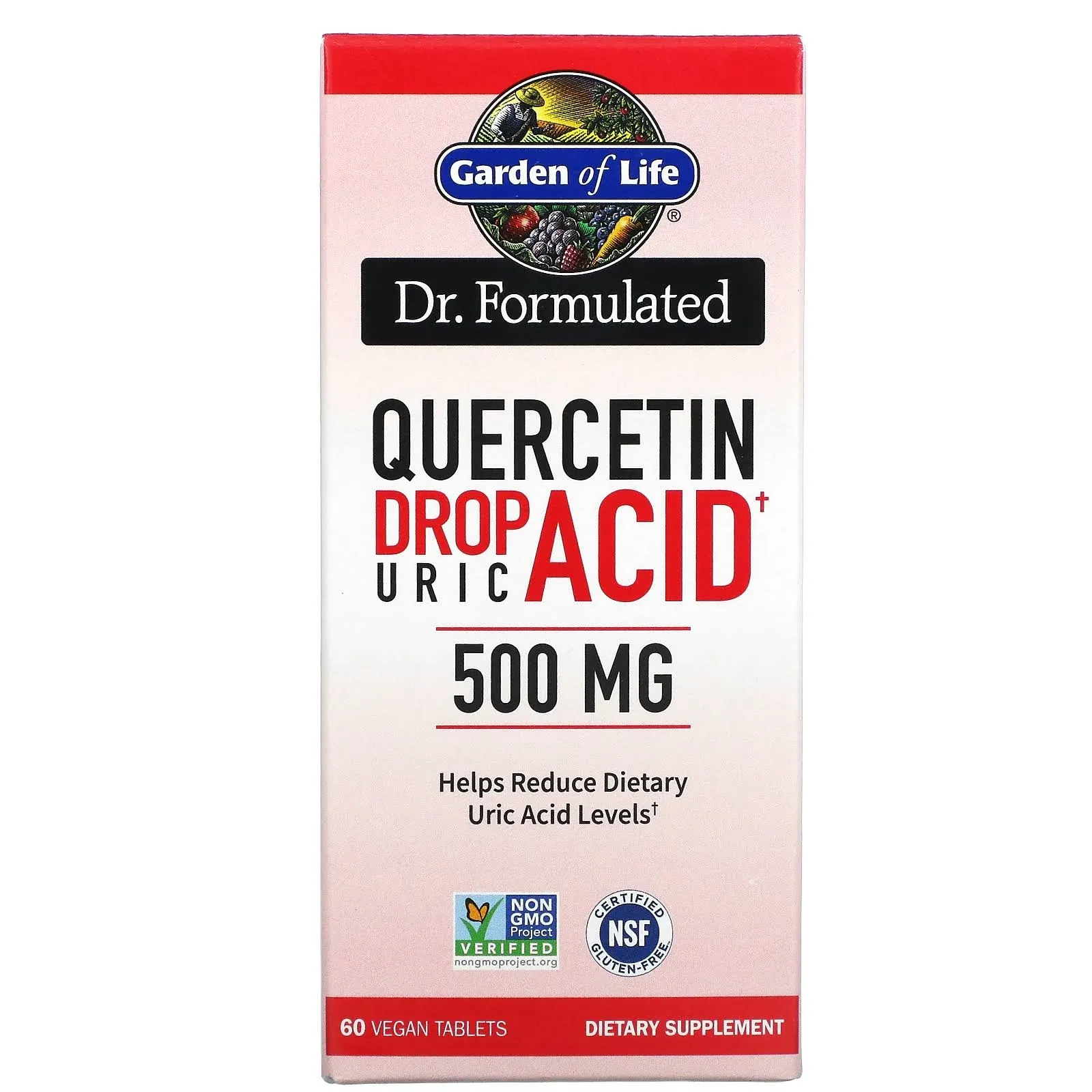 Garden of Life Dr. Formulated Quercetin Drop Uric Acid - 60 Vegan