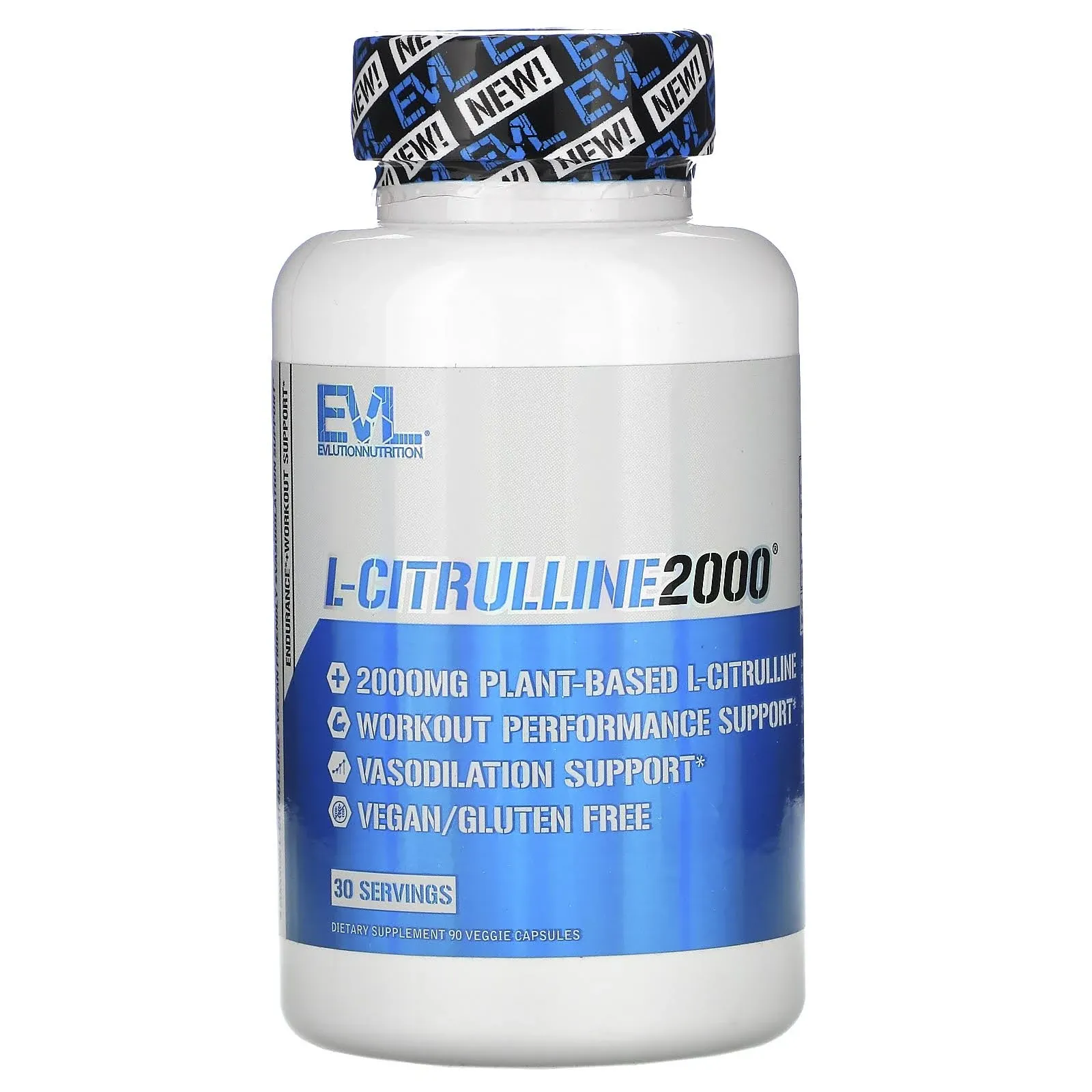 EVLUTION NUTRITION, L-Citrulline 2000, 667 mg, 90 Veggie Capsules