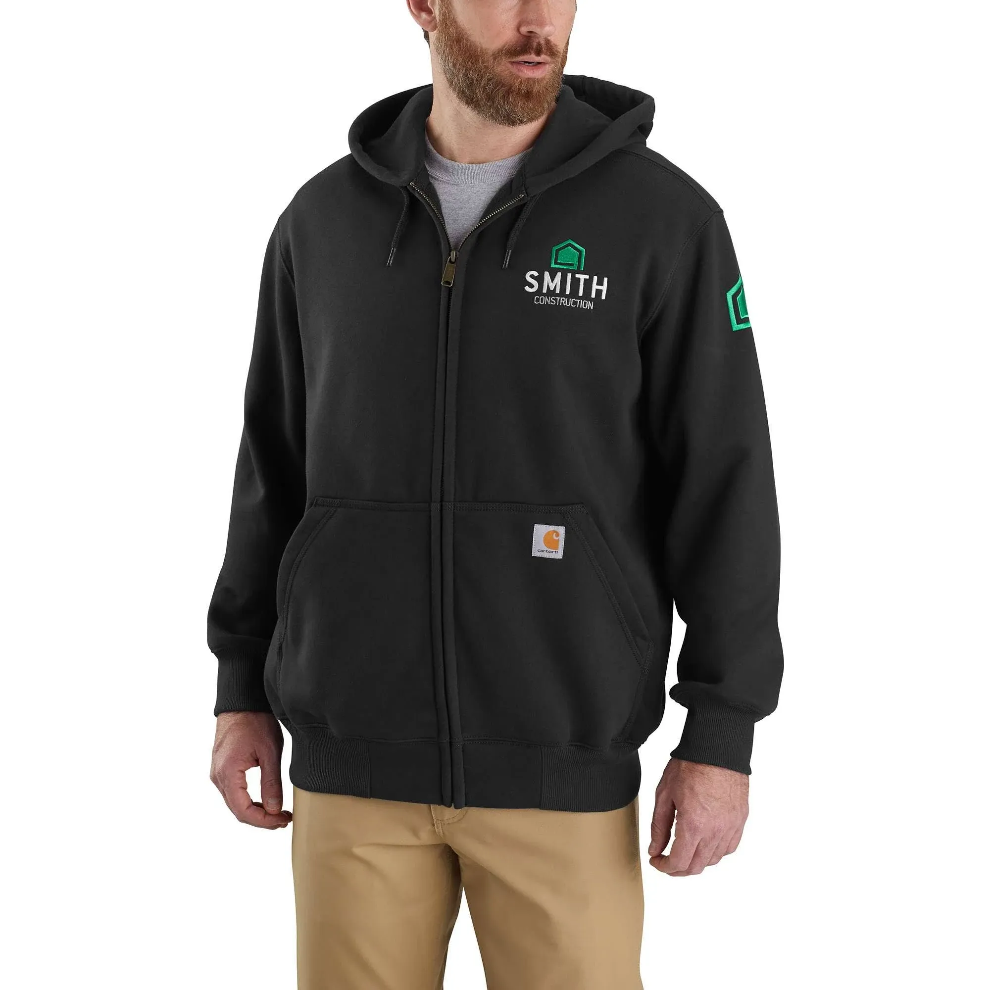 Carhartt Rain Defender Loose Fit Heavyweight Full Zip Sweatshirt