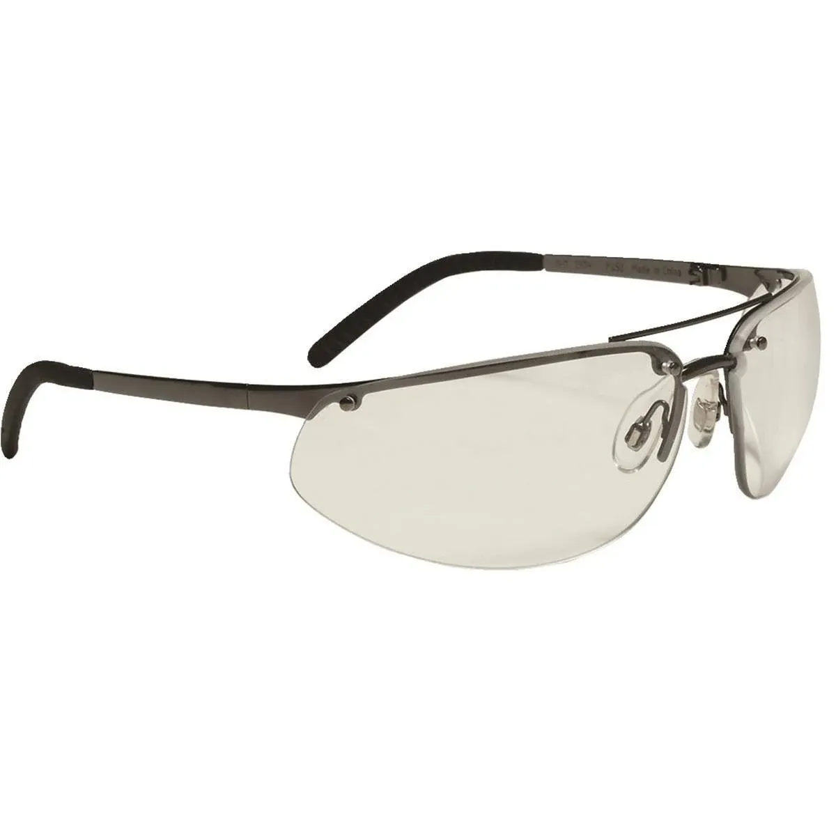 Honeywell Safety Products by 11150800 Fuse Safety Eyewear Gunmetal Frame, Clear Lens with Anti-Scratch Hardcoat