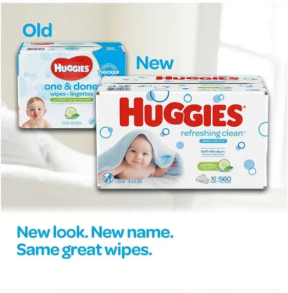 Huggies Natural Care Baby Wipes, Refreshing Clean (17 flip-top pks., 1088 ct.)