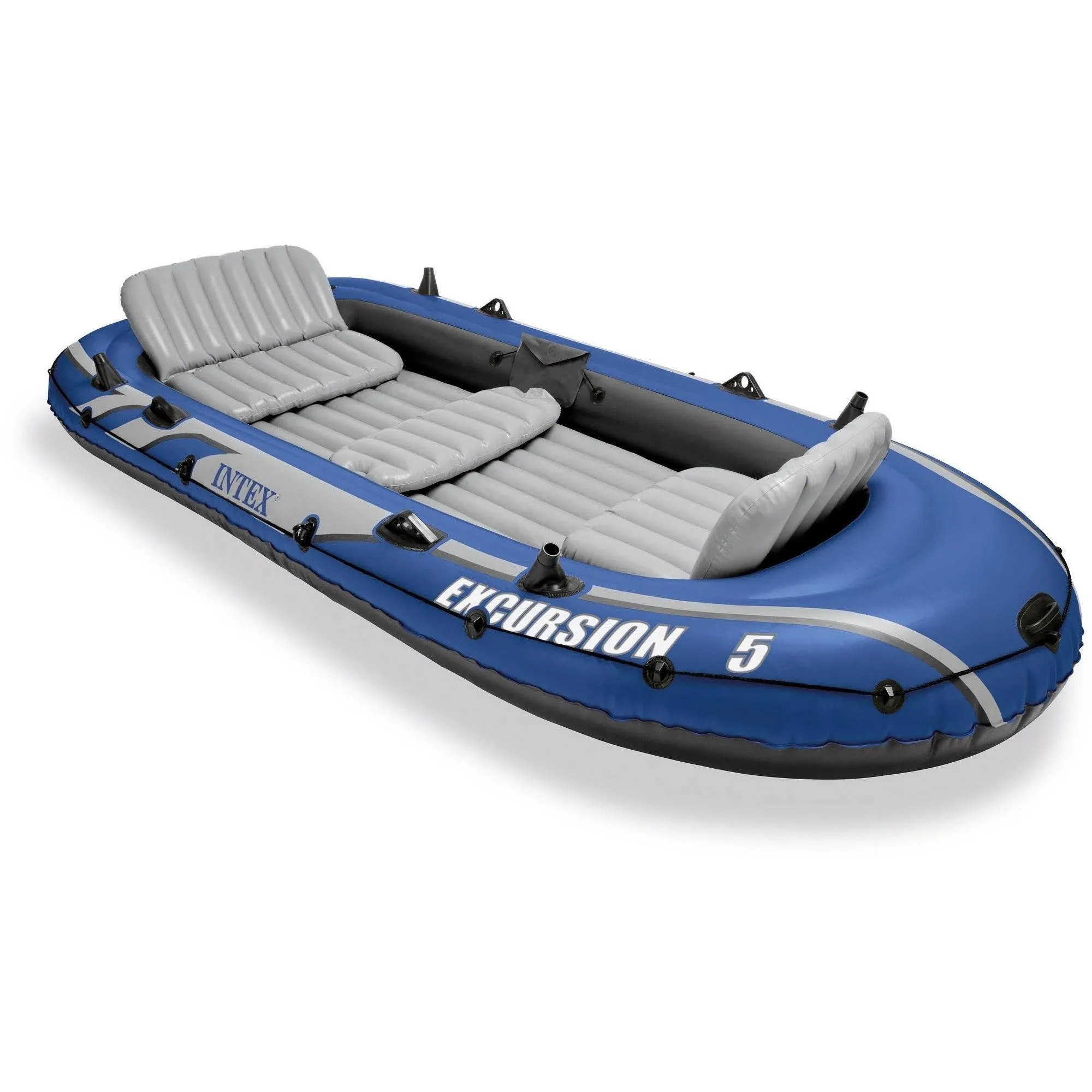 Intex Excursion 5 Person Inflatable Boat Set