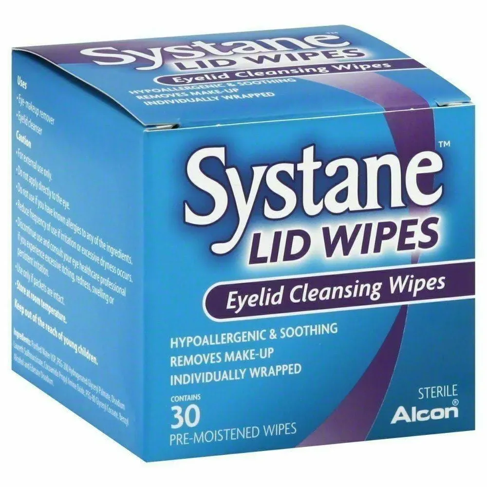 Systane Eyelid Cleansing Wipes 30