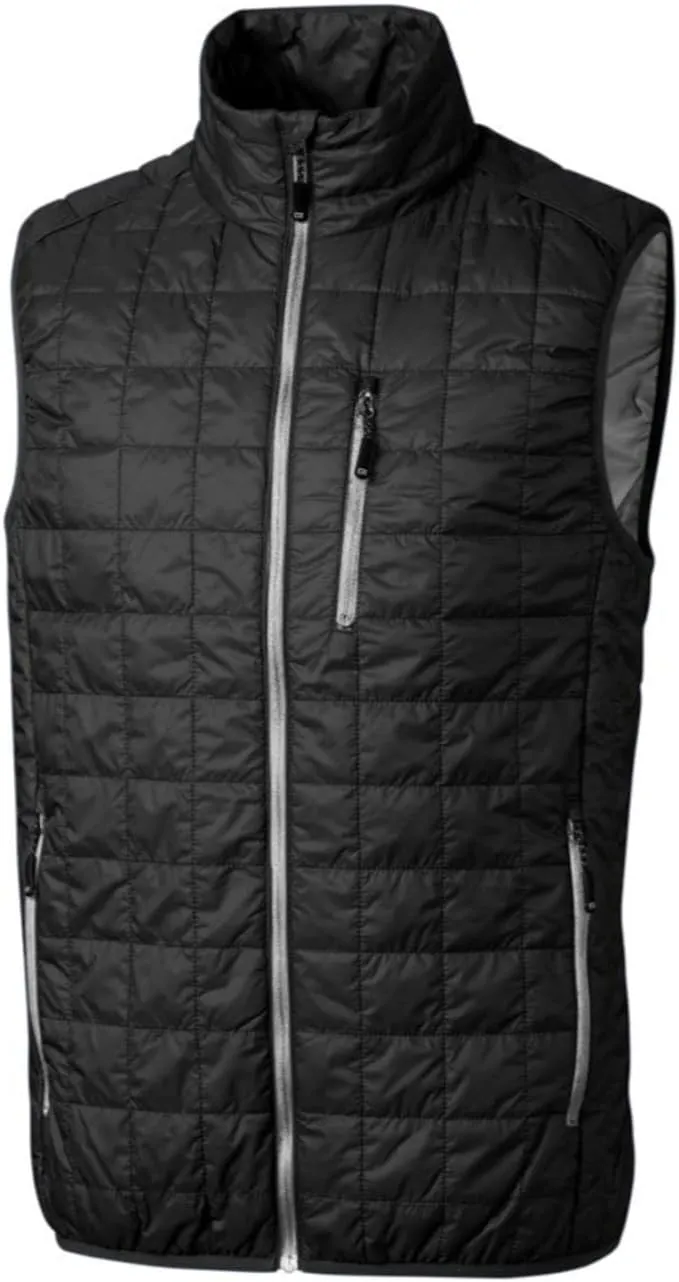 Cutter & Buck Men's Weather Resistant Primaloft Down Alternative Rainier Vest