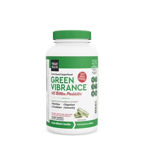 Vibrant Health, Green Vibrance, Version 19.1, 240 Pflanzliche Kapseln