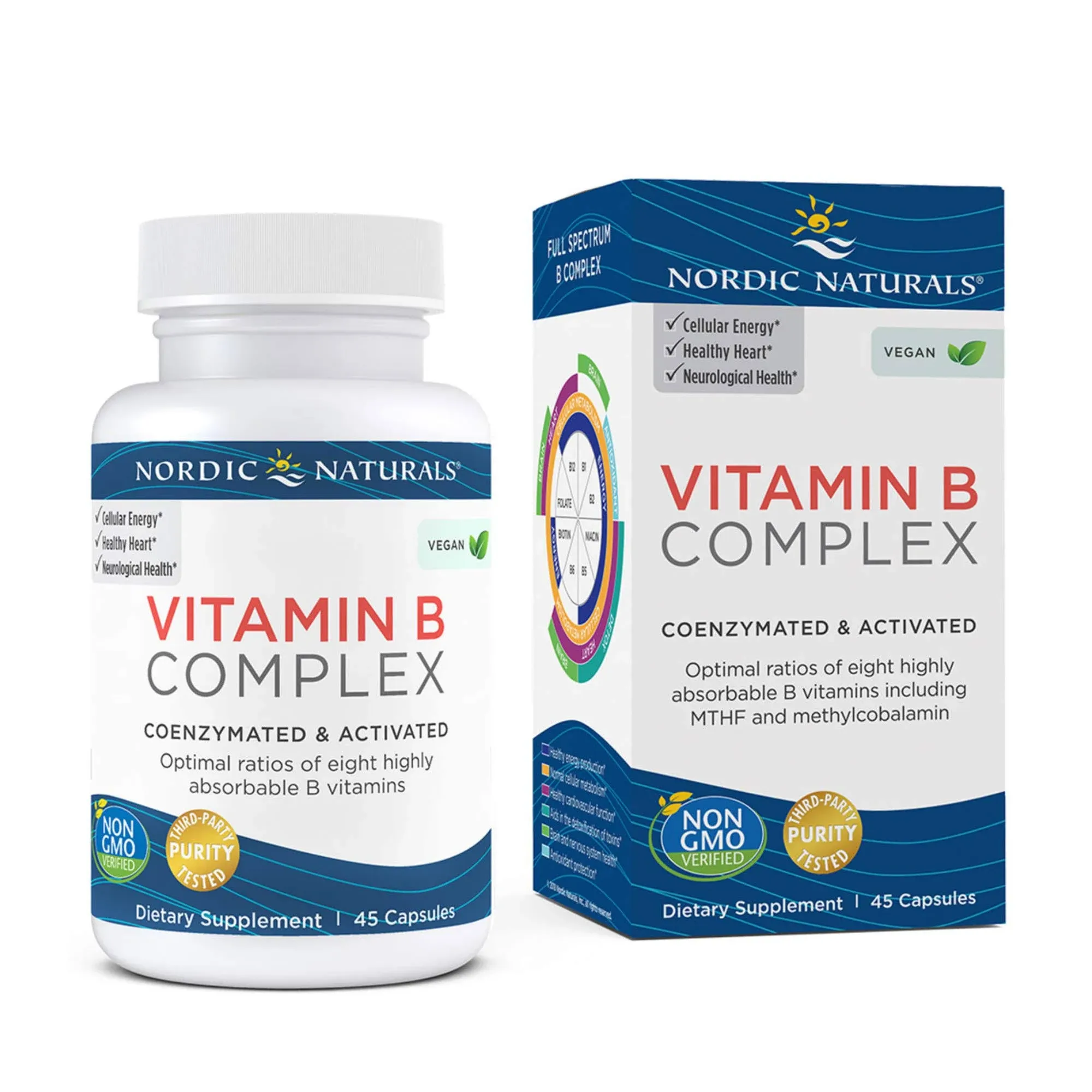 Nordic Naturals - Vitamin B Complex - 45 Capsules