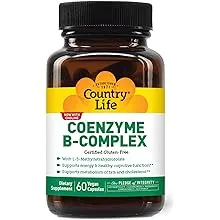 Country Life, Coenzyme B-Complex Vitamin, Support Energy and Metabolism, Daily Supplement, 60 ct