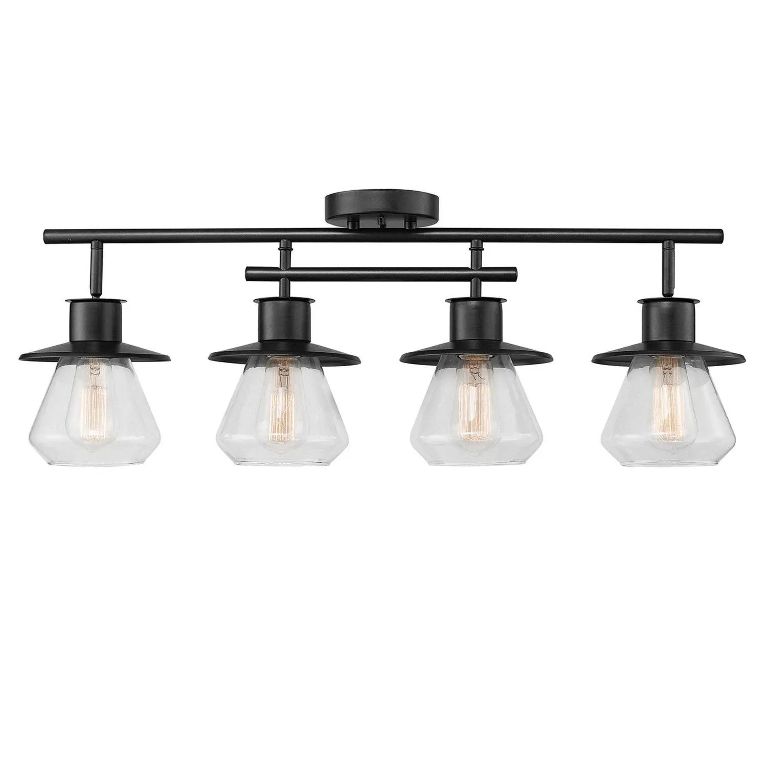 Globe Electric Nate 4-Light Dark Bronze Track Lighting Kit 59530