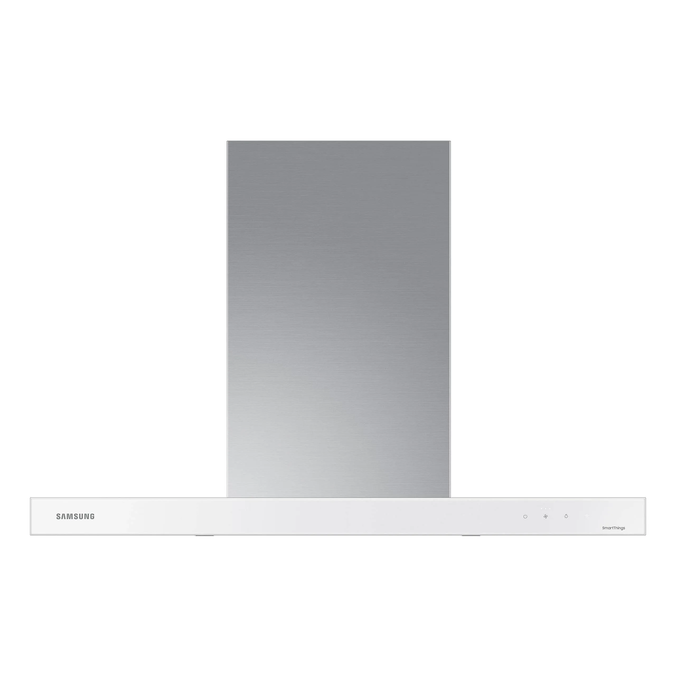 Samsung Bespoke 36-in Convertible 390-CFM White Glass Wall-Mounted Range Hood with Charcoal Filter Lowes.com