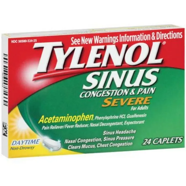 Tylenol Sinus Severe Caplets