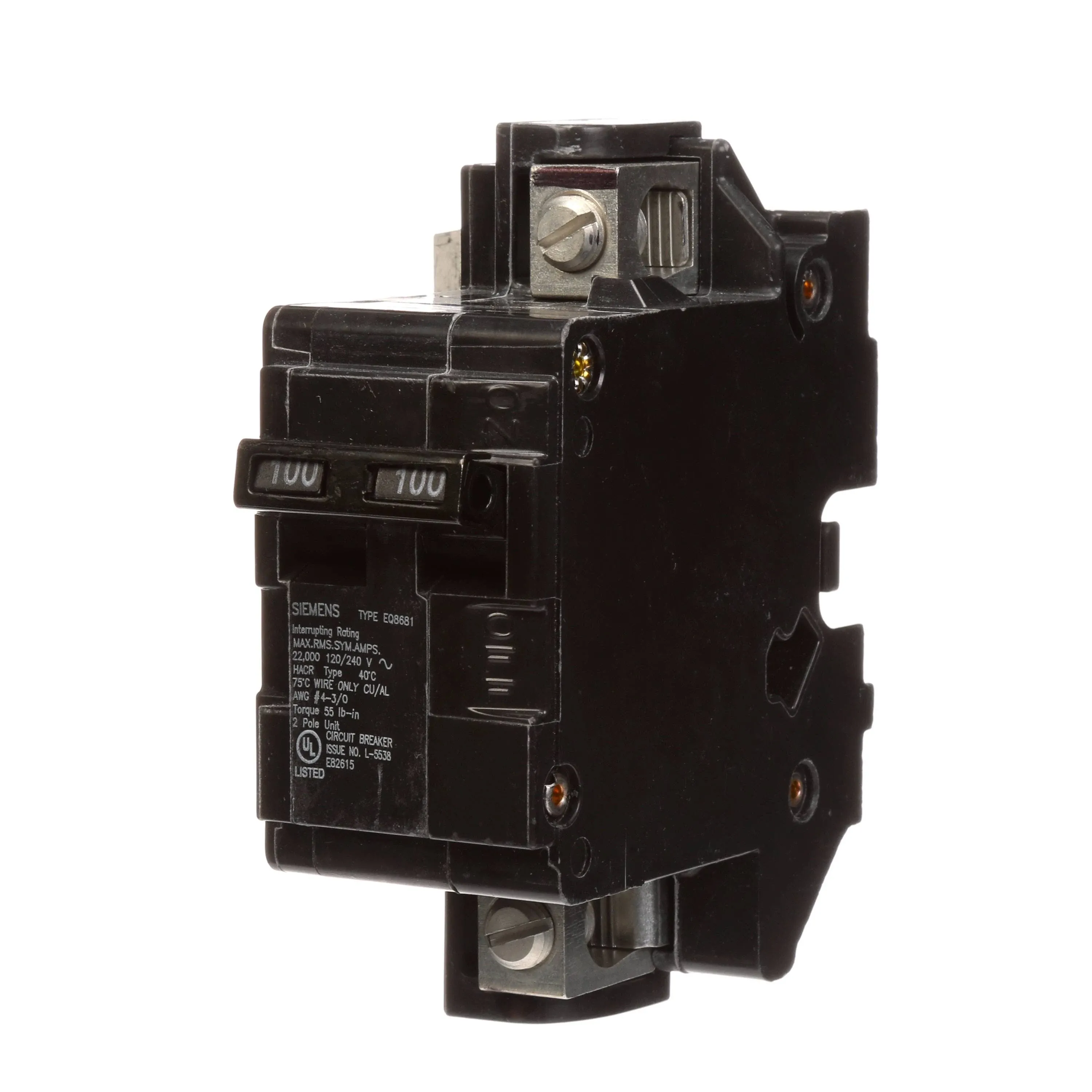 SIEMENS MBK100A 100-Amp Main Circuit Breaker for Use in Ultimate Type Load Centers, As Shown in The Image