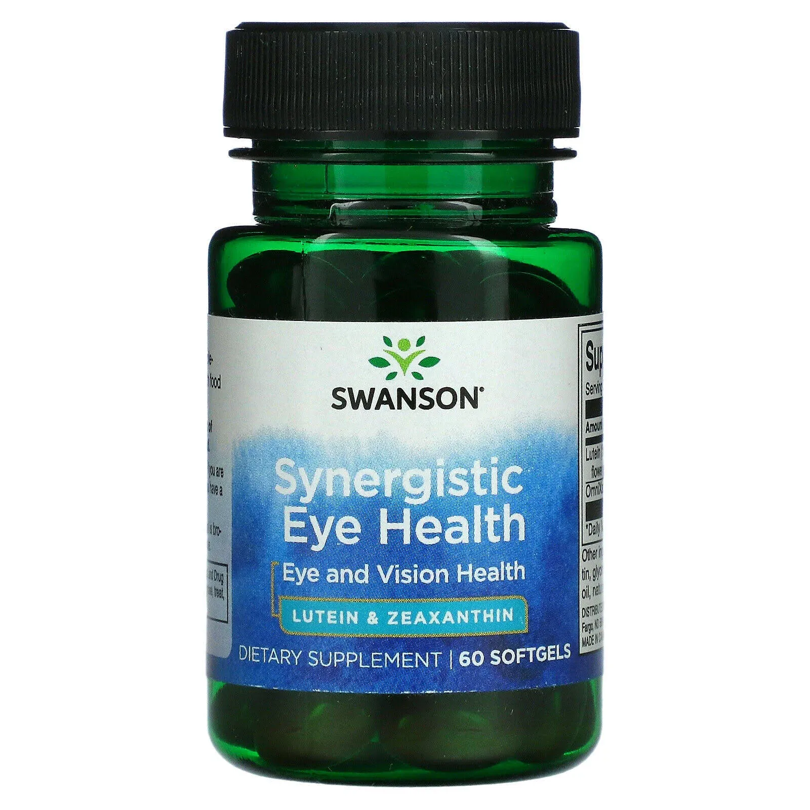 Synergistic Eye Health Lutein & Zeaxanthin - 60 Softgels - Swanson