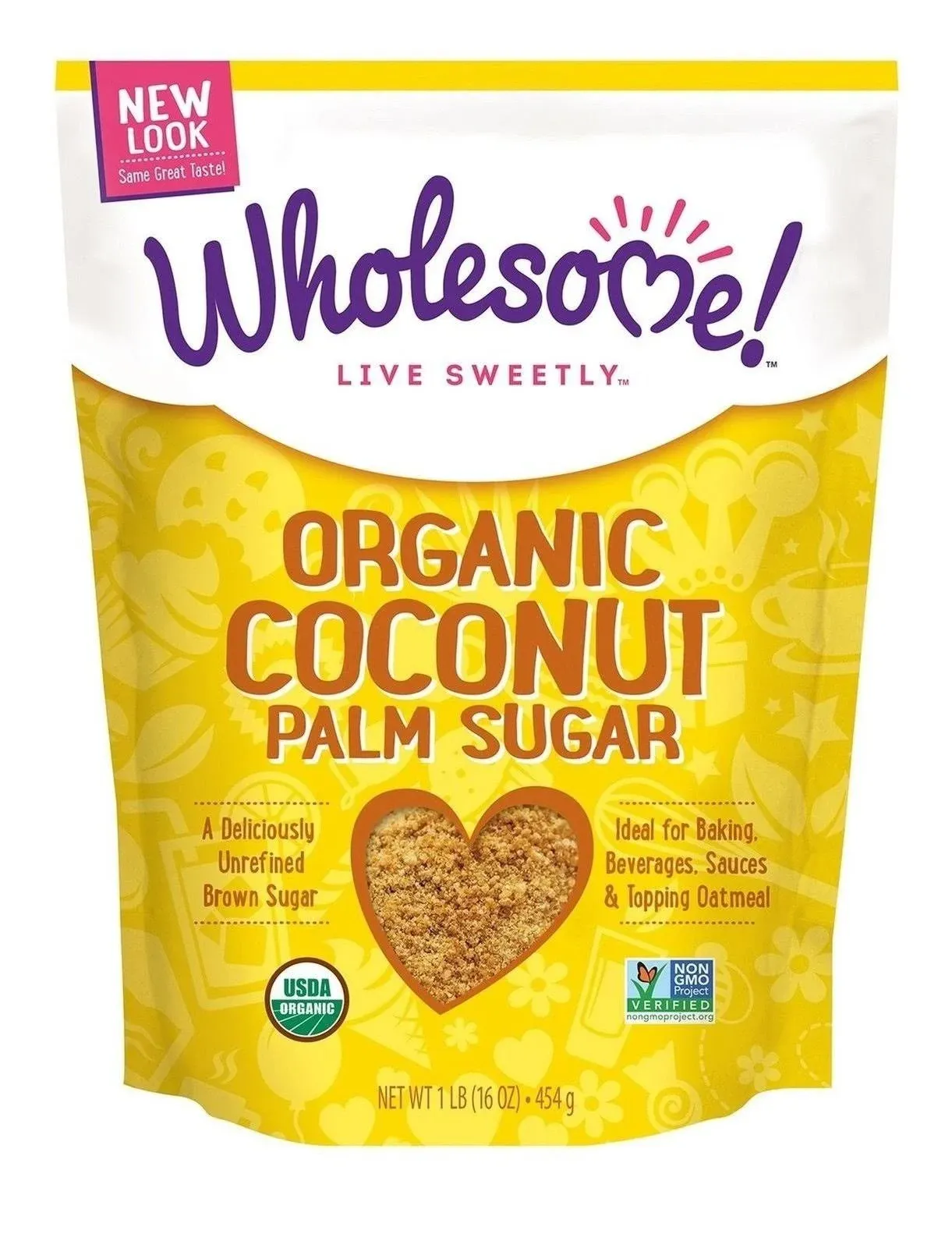 Wholesome Organic Coconut Palm Sugar - 16 oz