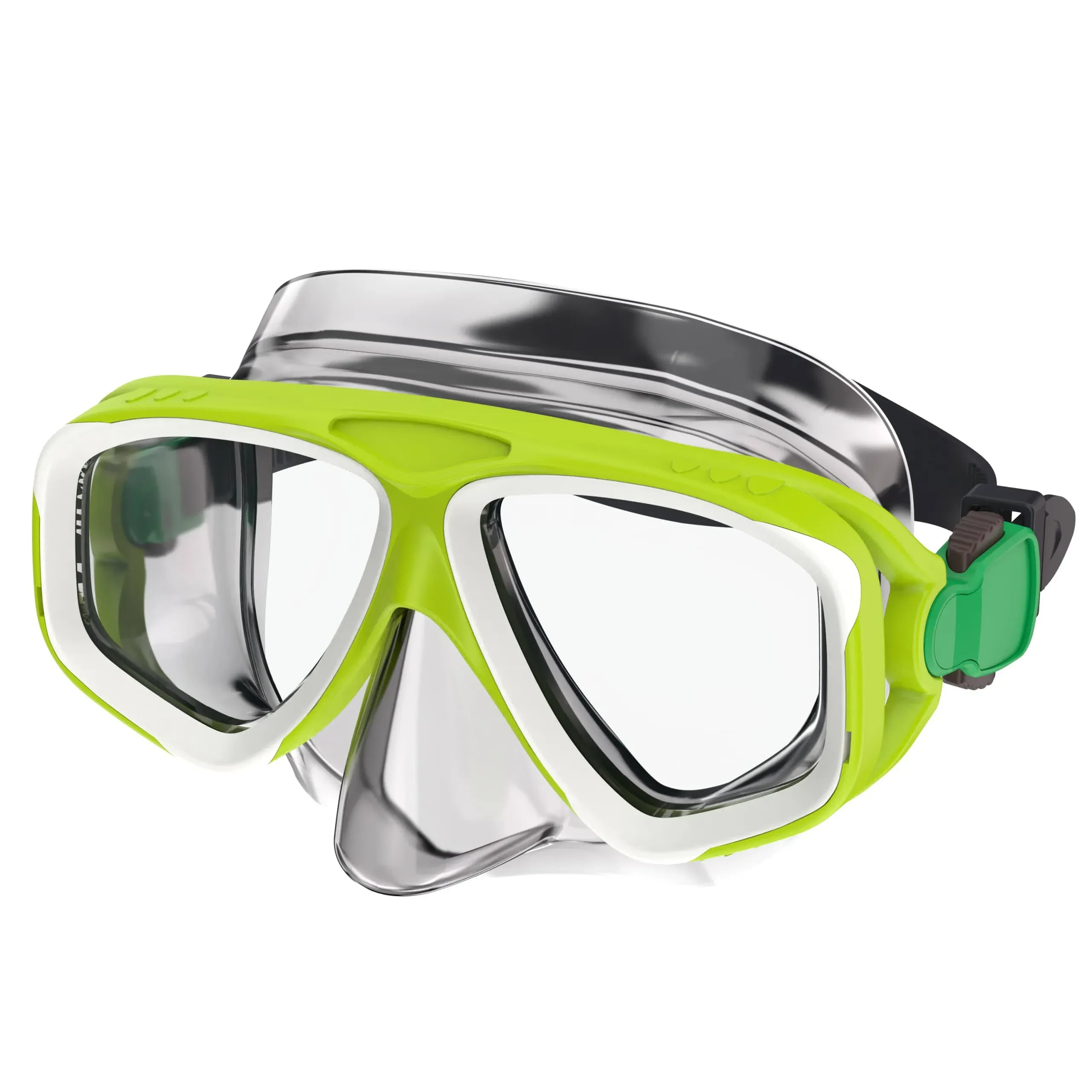 Speedo Adult Adventure Swim Mask, Oriole Clear