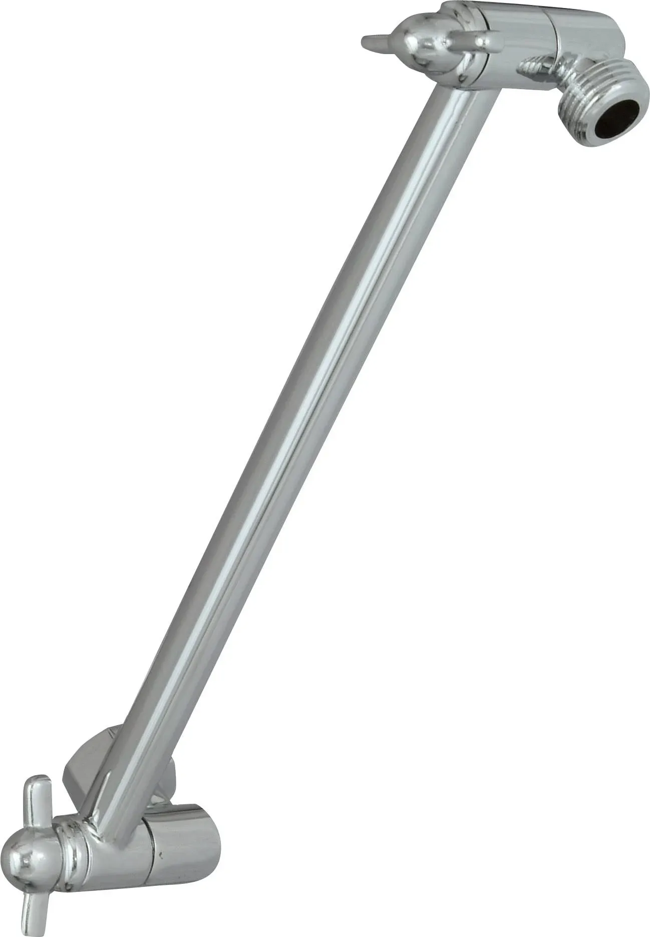 Delta Faucet 10-inch Adjustable Extension Shower Arm for Shower Heads, Chrome UA902-PK