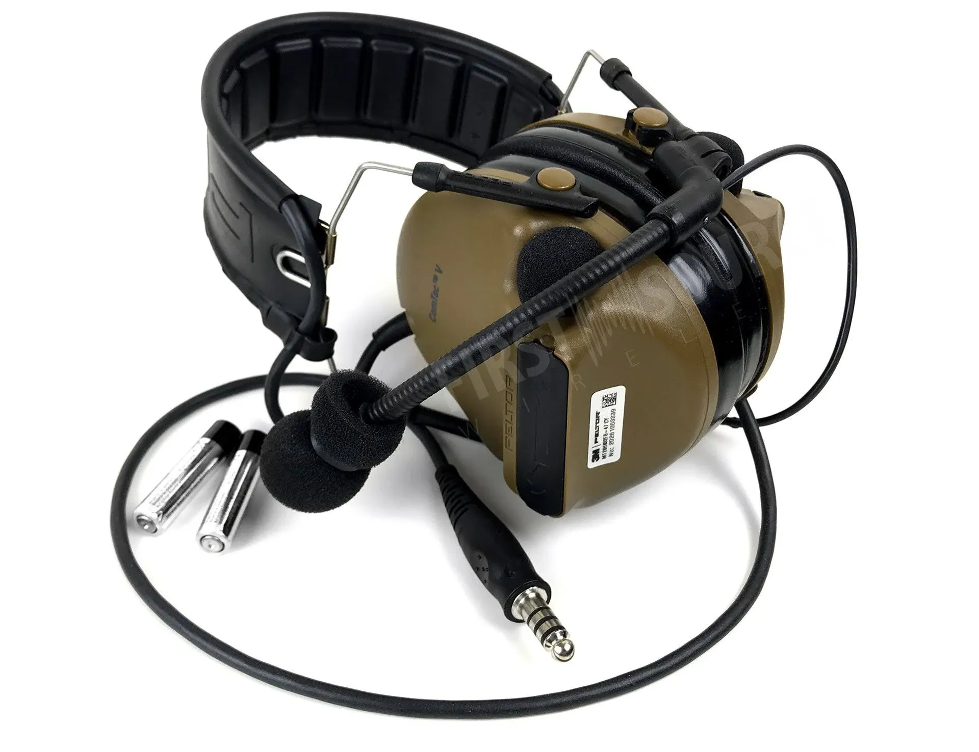 3M - MT20H682FB-47-CY - 3M PELTOR COMTAC V HEADSET MT20H682FB-47 CY, FOLDABLE, SINGLE LEAD,STANDARD DYNAMIC MIC, NATO WIRING, COYOTE, 10 EA/CASE