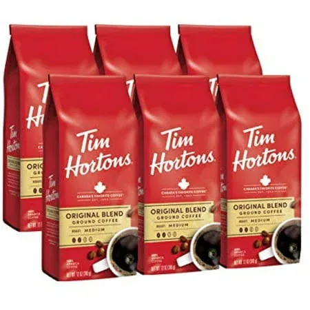 Tim Hortons Ground Medium Roast Original Blend Coffee