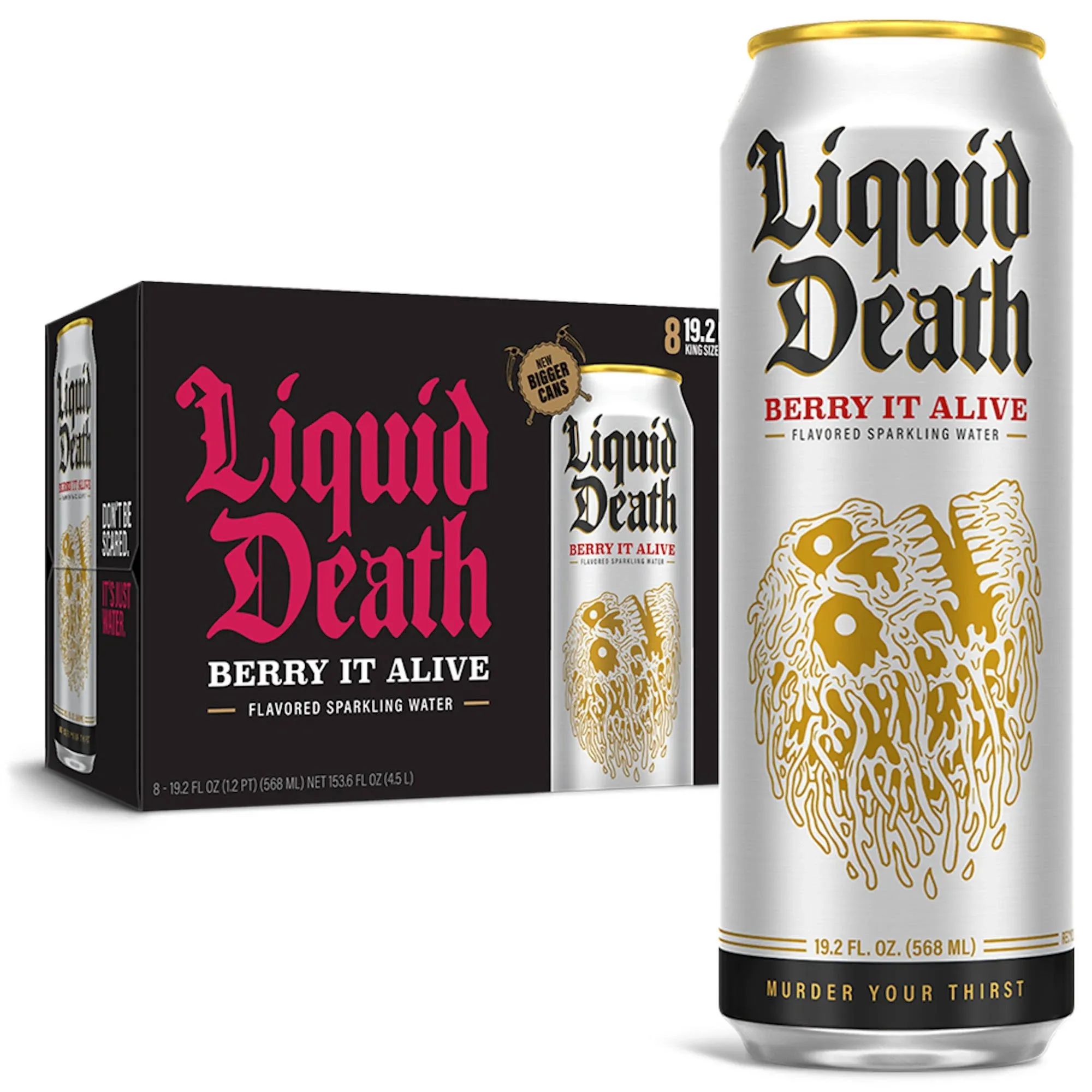 Liquid Death Berry It Alive (8 x 19.2 fl oz)