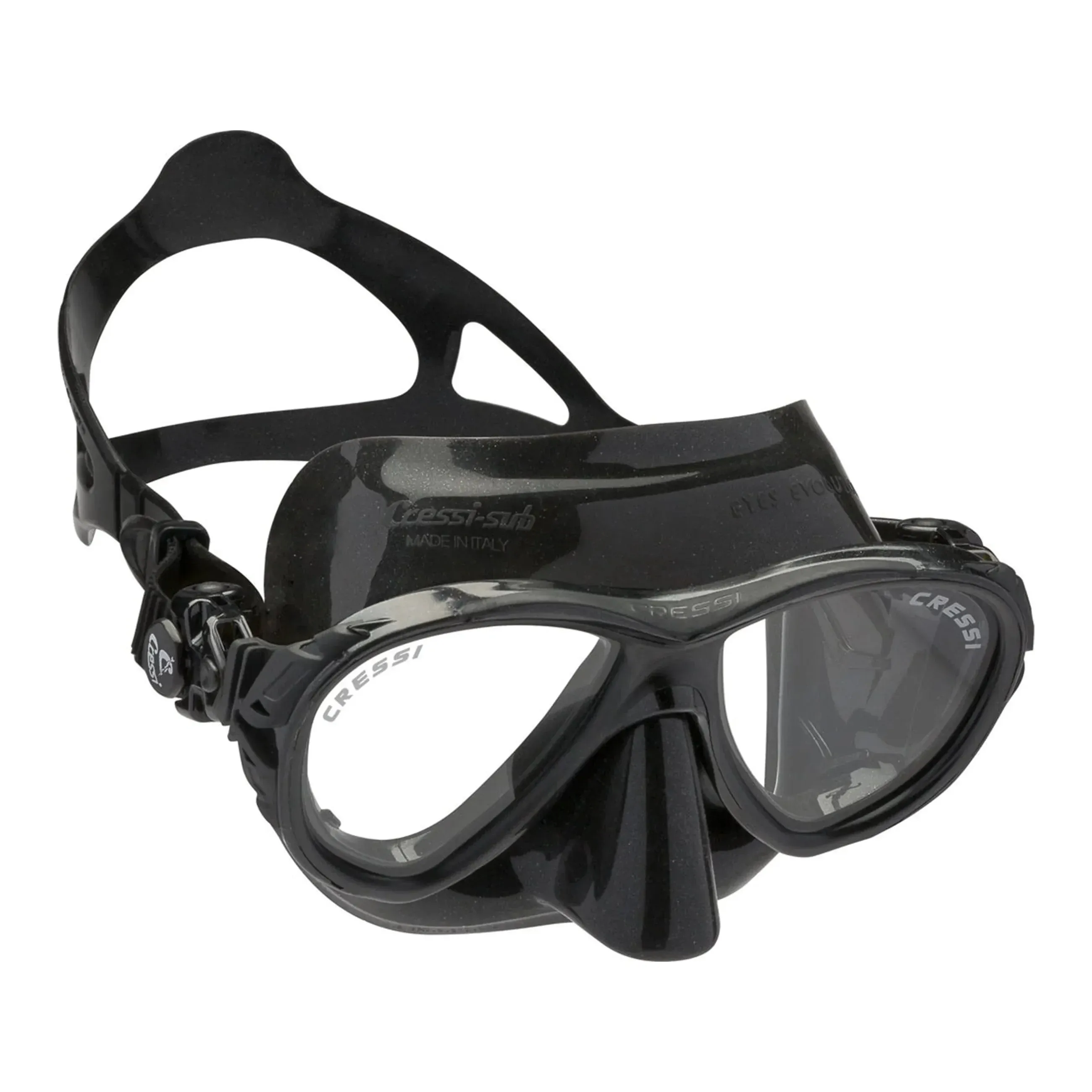 Cressi Eyes Evolution Black Spearfishing Mask