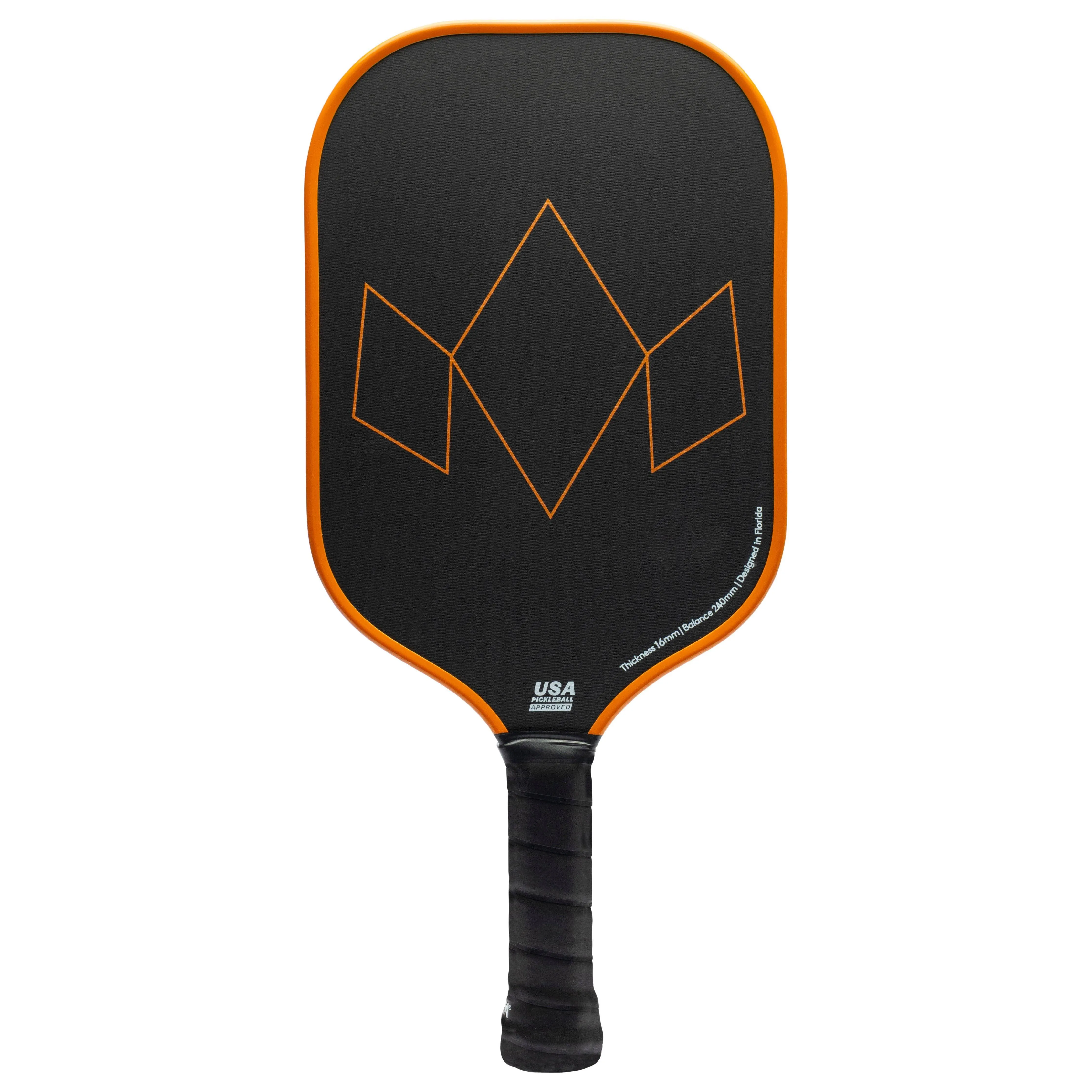 Diadem Warrior Edge Pickleball Paddle - Orange