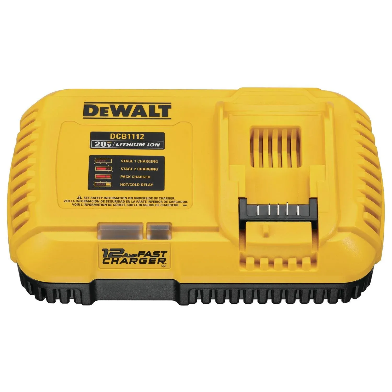 DEWALT DCB1112 Fast Charger, 120 V Input, Battery Included: No