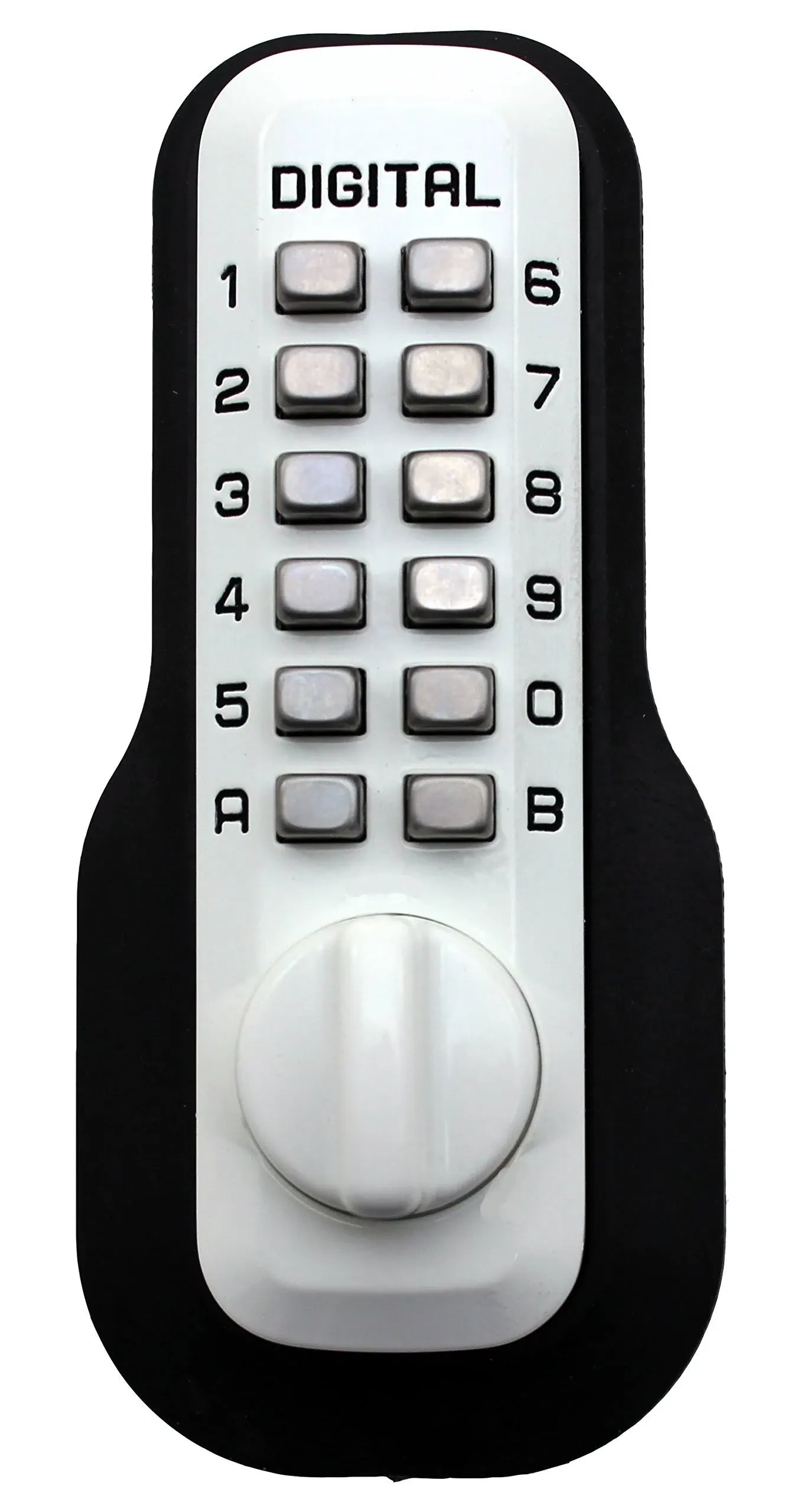 Lockey USA M210WH Mechanical Keyless Deadbolt White