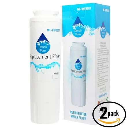 2-Pack Replacement for Viking VCFF Refrigerator Water Filter - Compatible with Viking UKF8001 Fridge Water Filter Cartridge