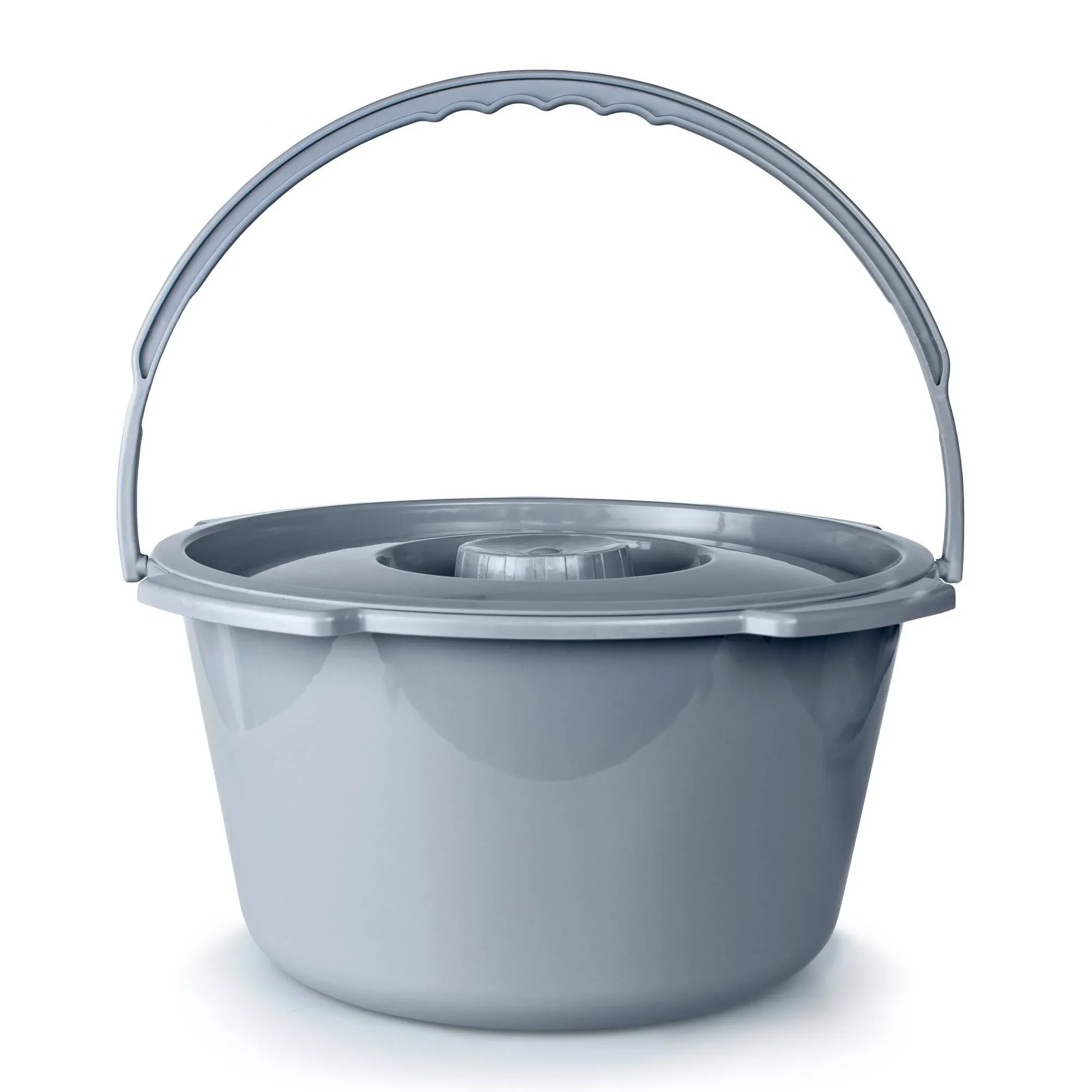 McKesson Metal Handle Commode Bucket, 7.5 Quart