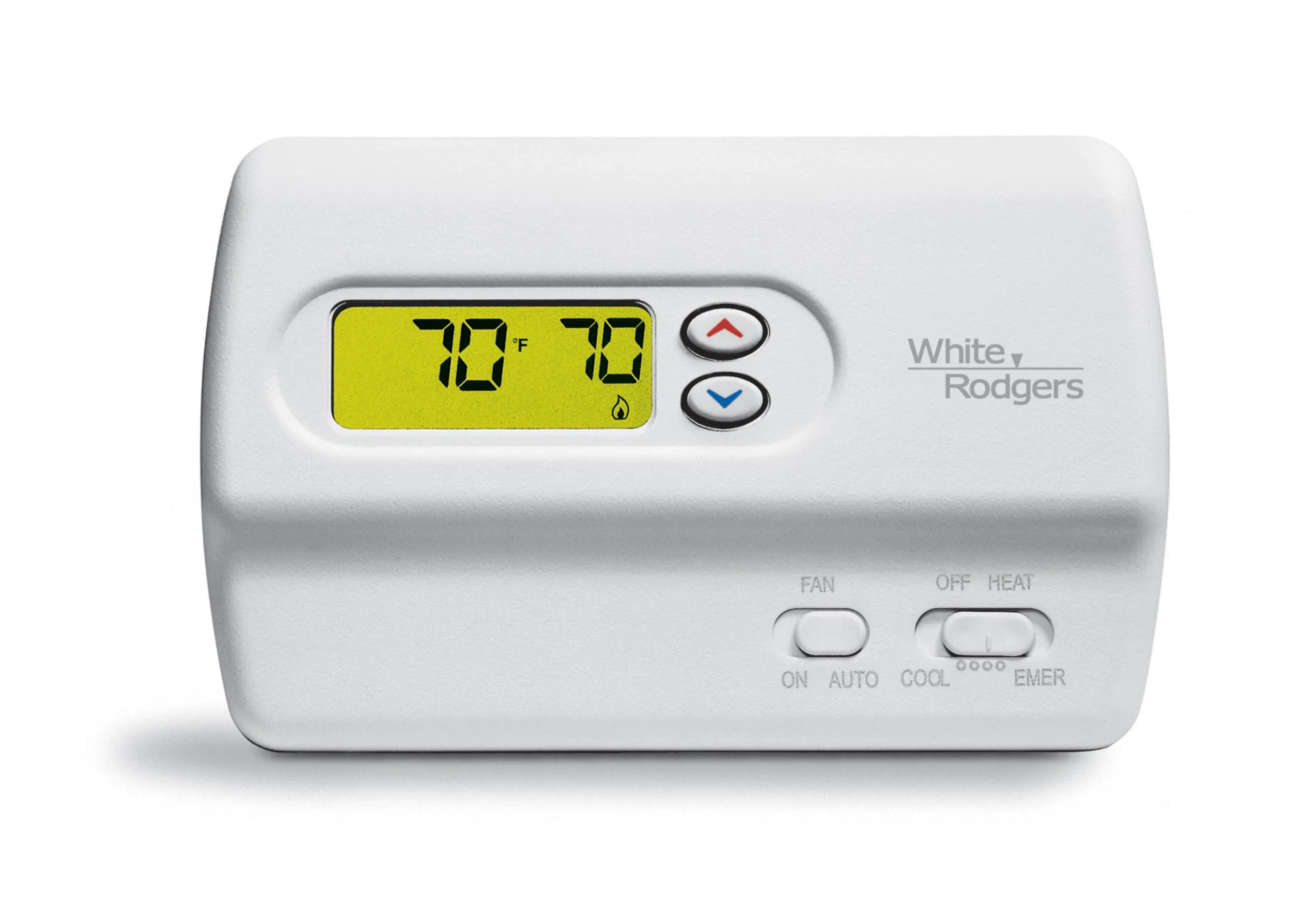 White-Rodgers 1F89-211 Non-Programmable Heat Pump Thermostat