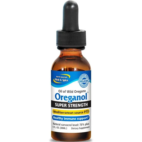 North American Herb & Spice Oreganol P73, Super Strength, Oil - 0.45 fl oz