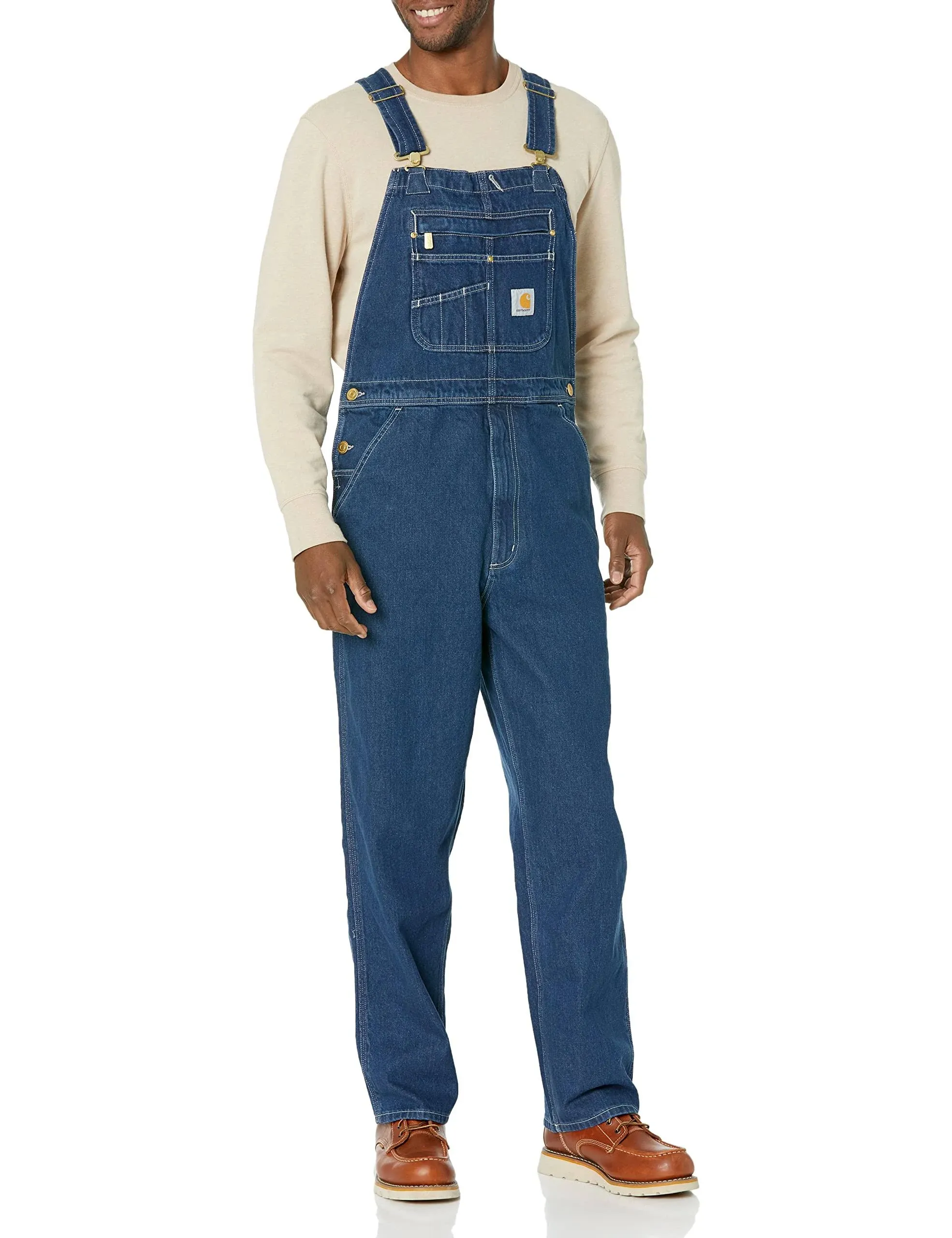 Carhartt Men's Loose Fit Denim Bib