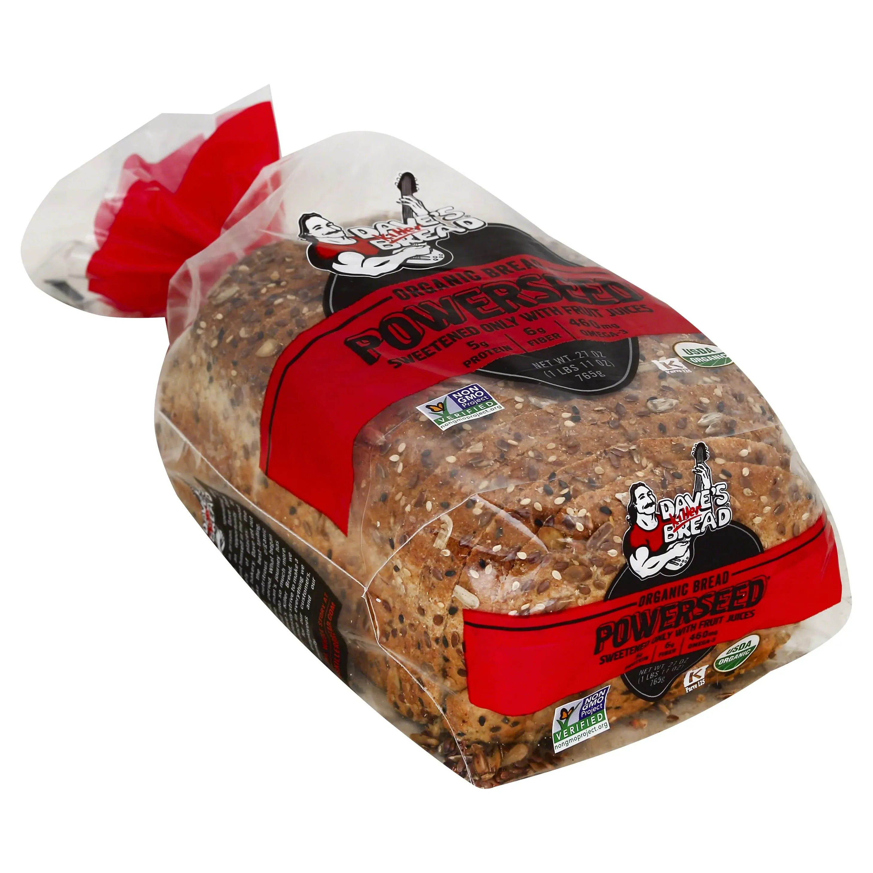 Dave's Killer Bread Bread, Organic, Powerseed - 25 oz