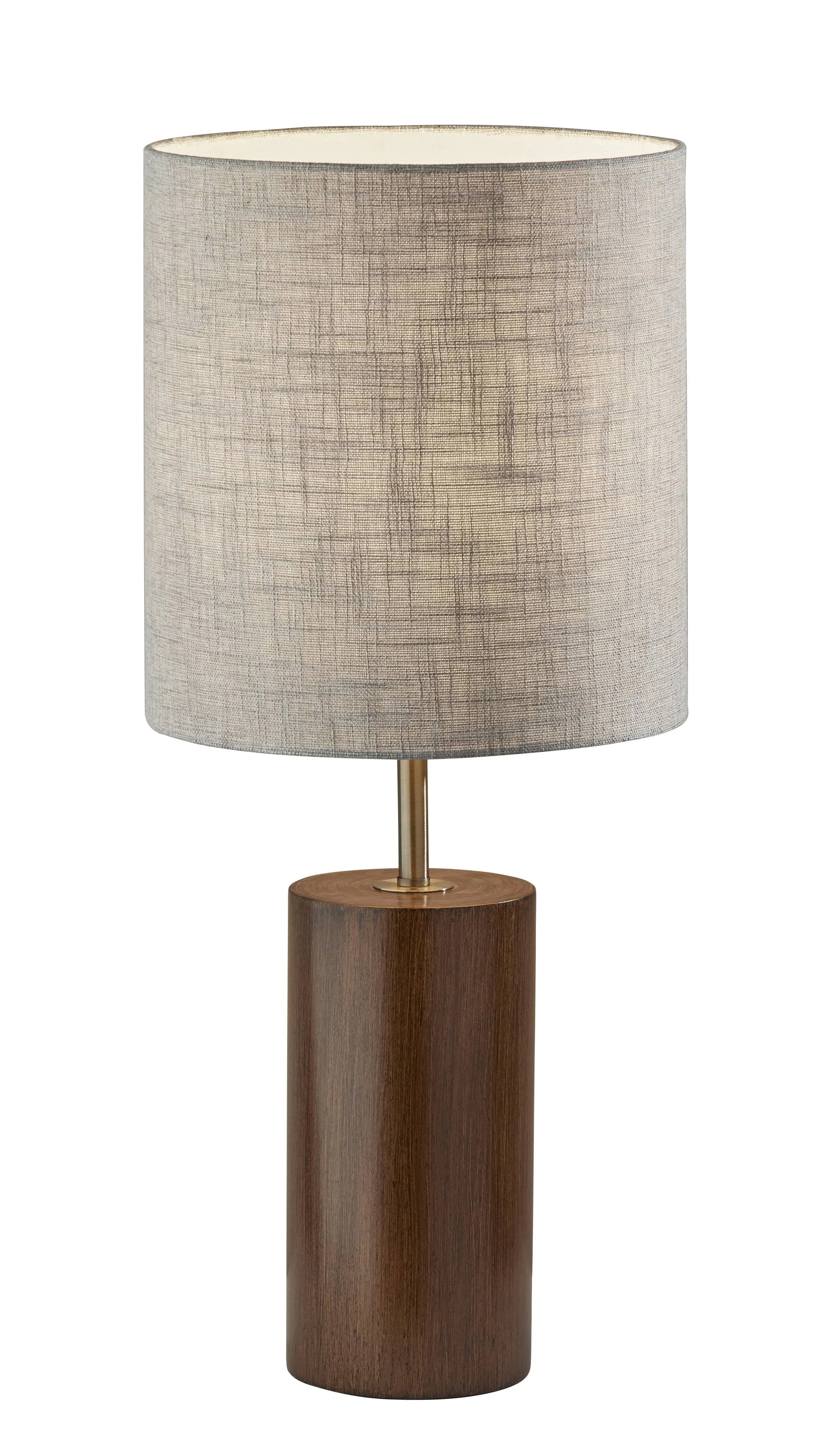 Adesso Dean Table Lamp - Walnut