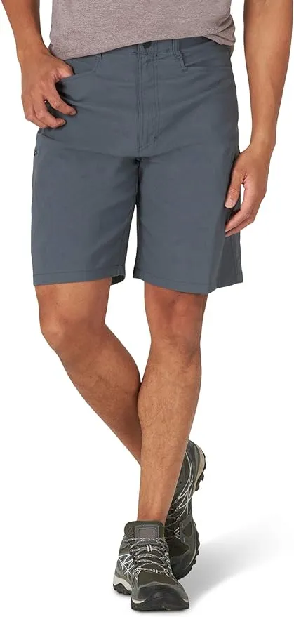 Wrangler Authentics Mens Performance Comfort Flex Cargo Short 33 Granite, Men's