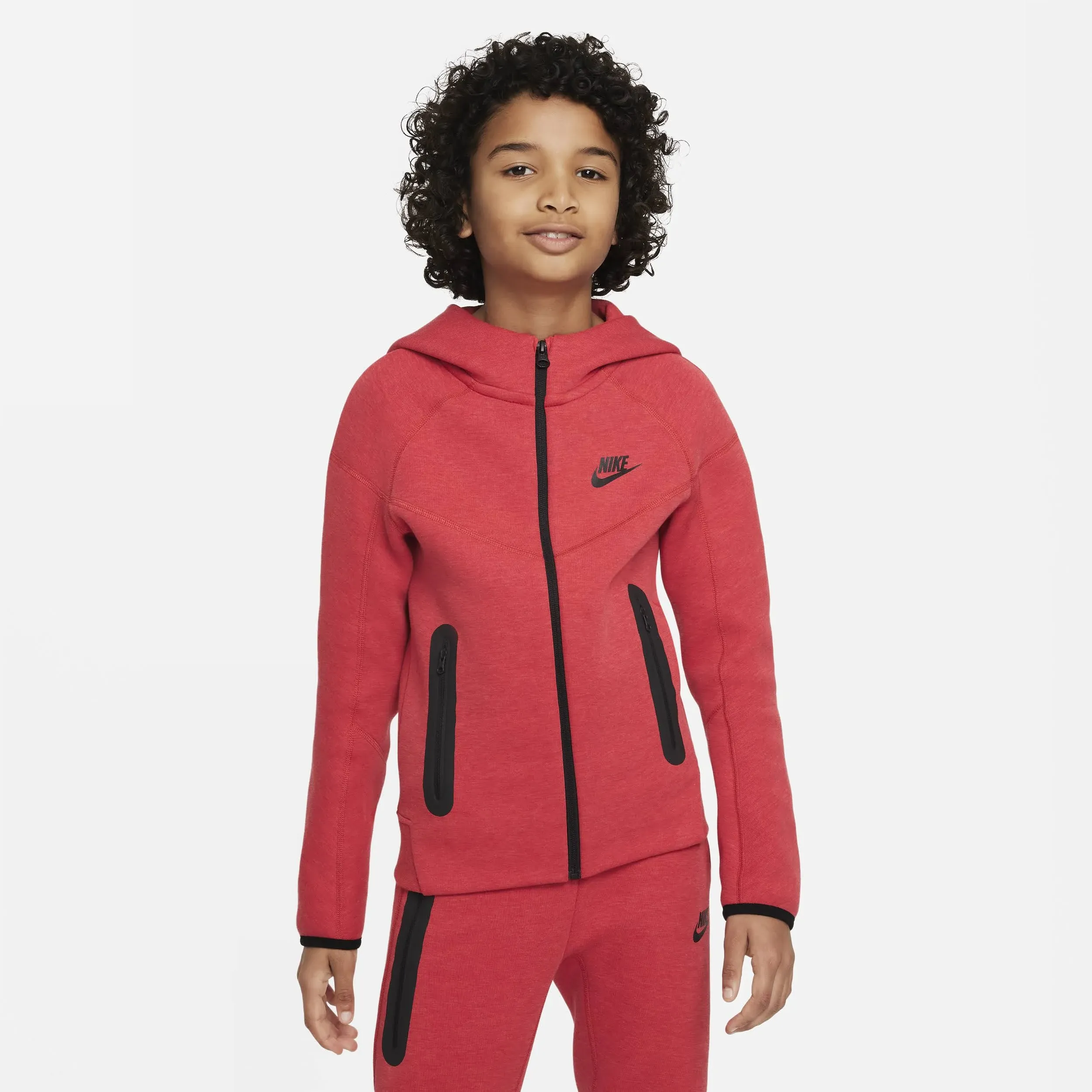 Nike Boys' Sportswear Full-Zip Tech Fleece Hoodie