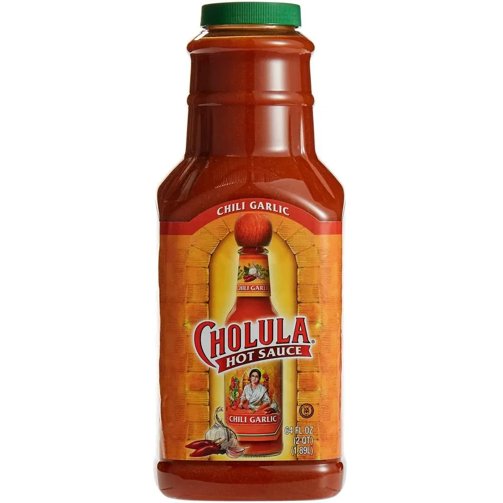 Cholula 64 fl. oz. Chili Garlic Hot Sauce - 4/Case