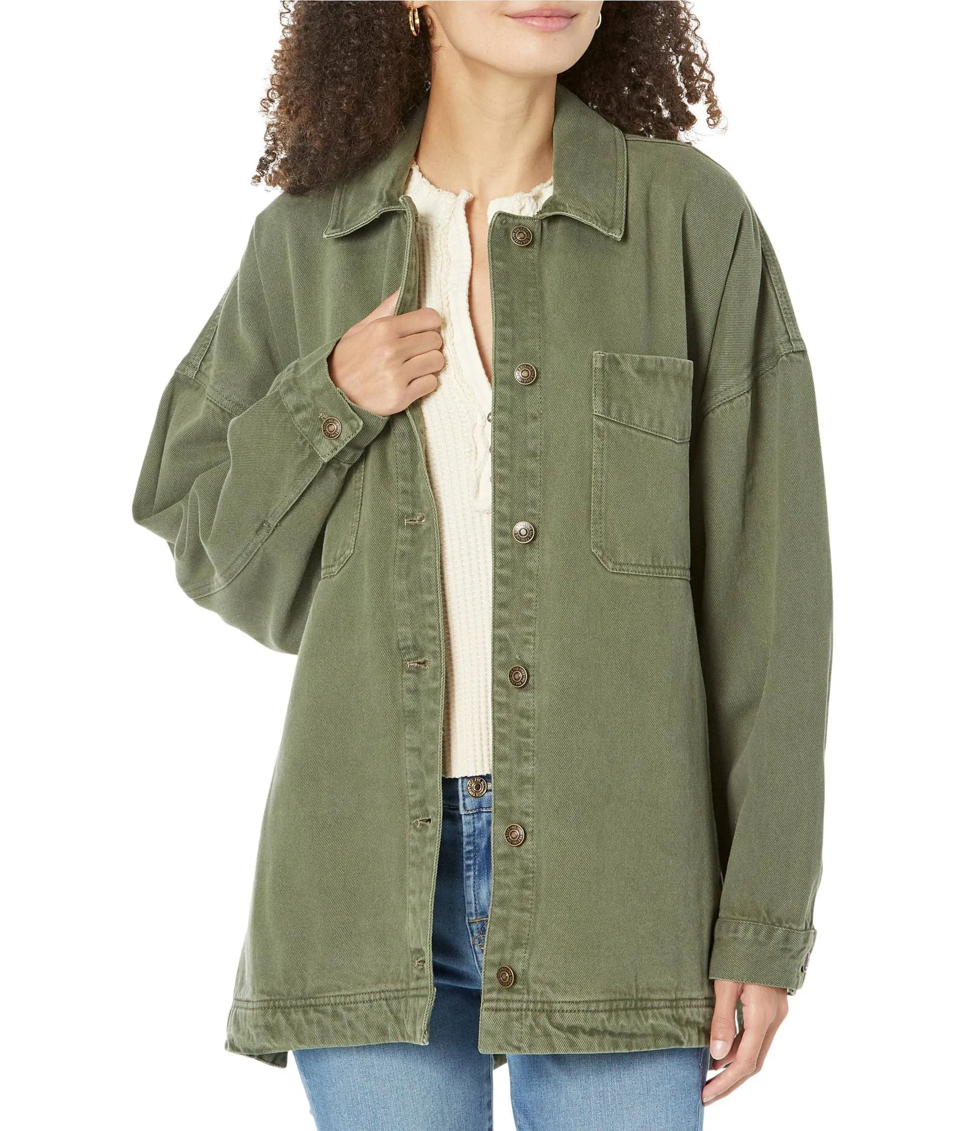 Free People Madison City Twill Jacket