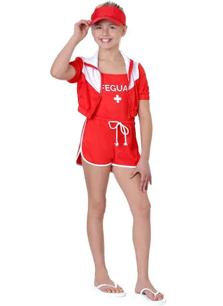 Girl's Pool Guard Costume