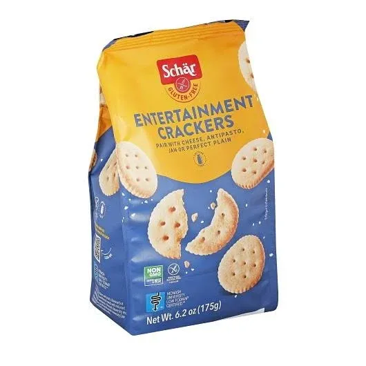 Schar Gluten Free Entertainment Cracker, 6.2 Ounce, 5 per Case