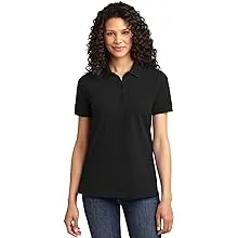 Port & Company® Core Blend Ladies Pique Polo in Jet Black | X-Large | Michaels®