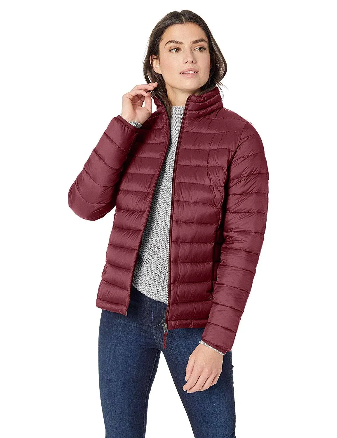 Amazon Essentials Women's Lightweight Packable Water-Resistant Puffer Jacket