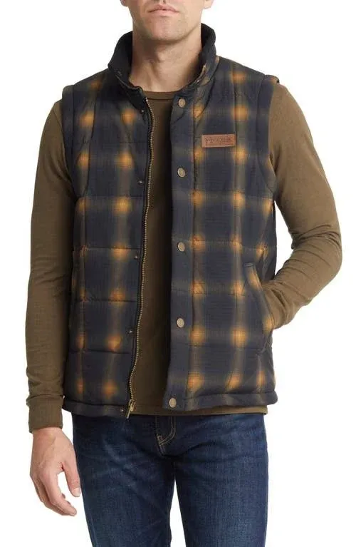 Pendleton Mens Plaid Cody Quilted Vest